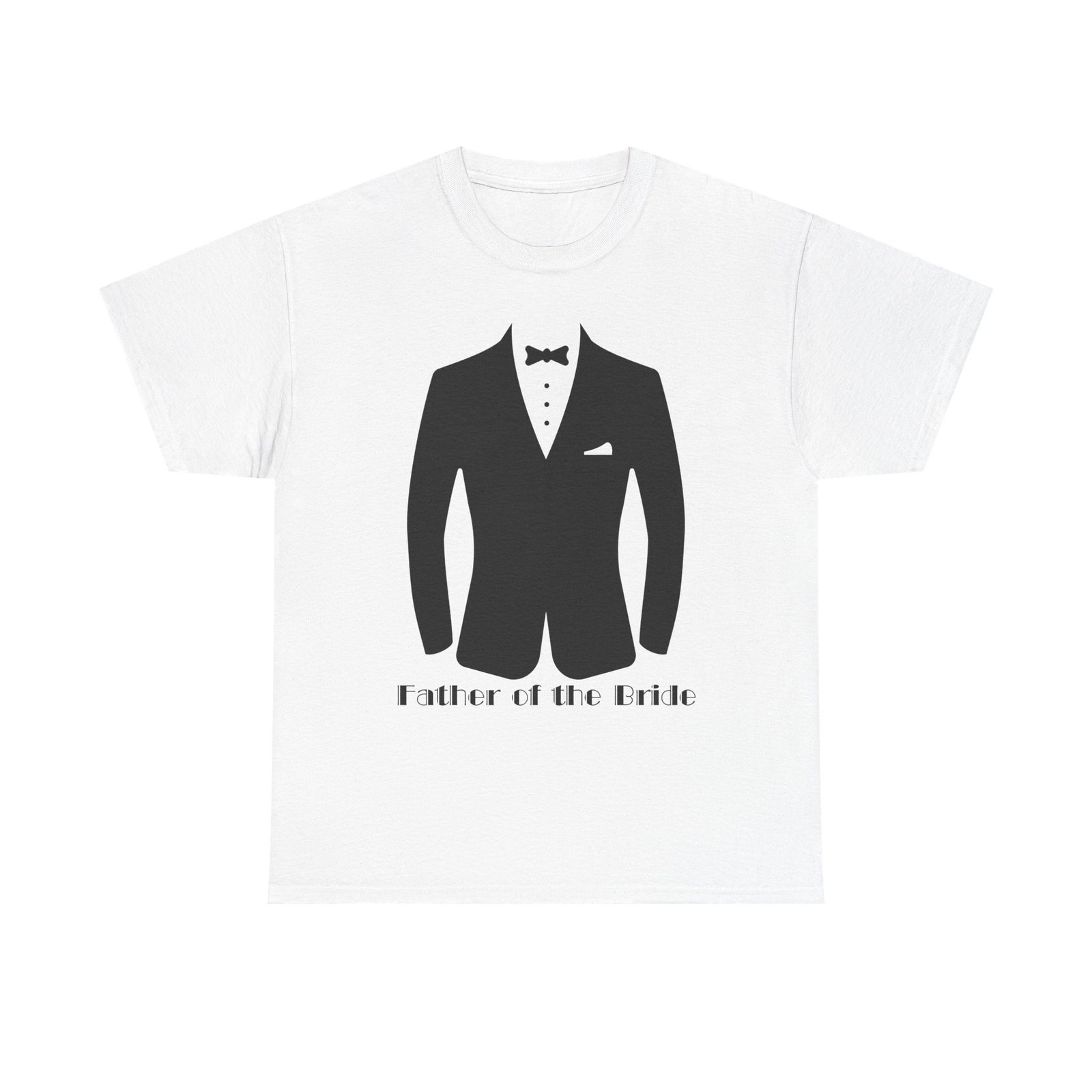 father of the bride unisex heavy cotton tee, wedding gift, father's day shirt, groom's dad tee, special occasion t shirt