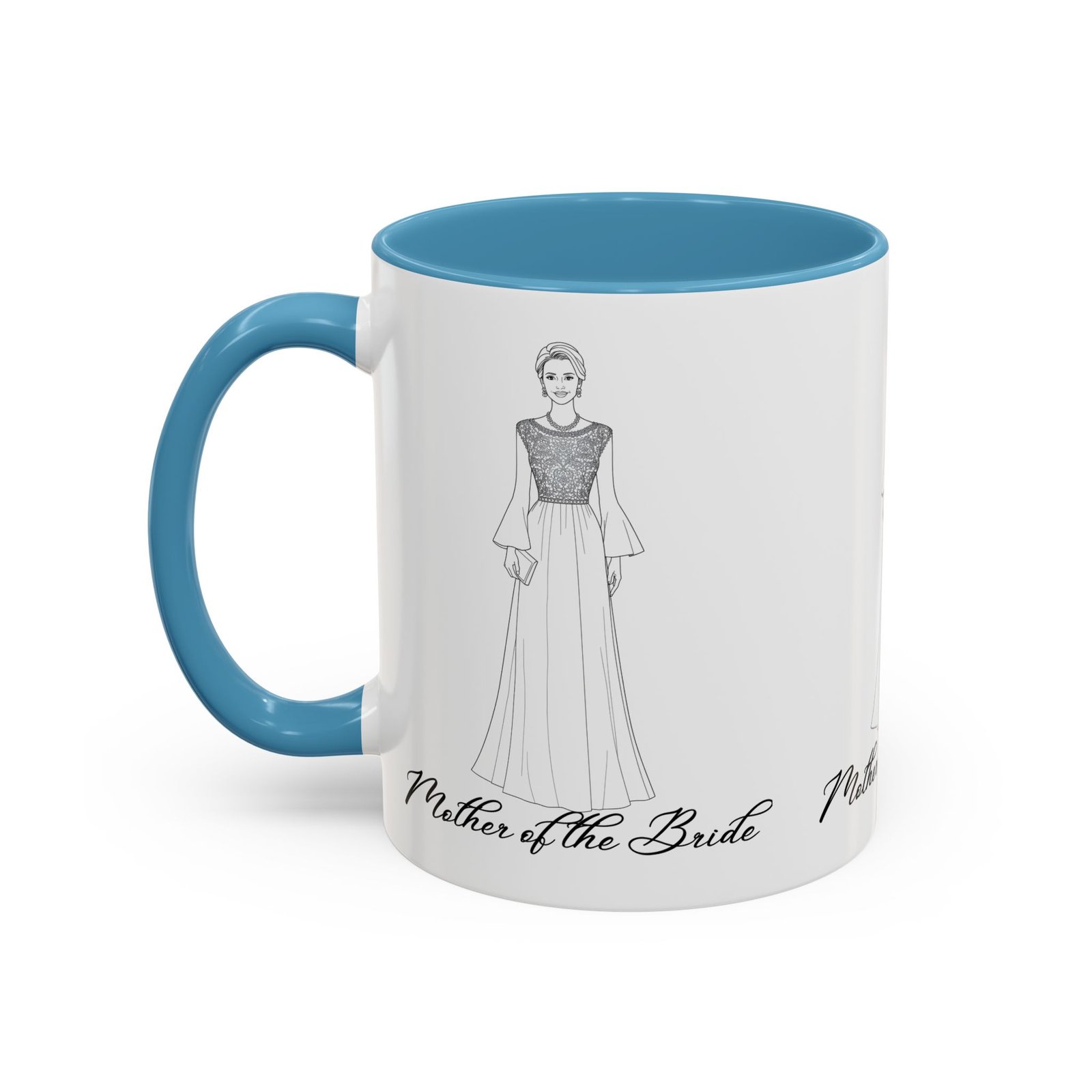 mother of the bride accent coffee mug (11, 15oz)