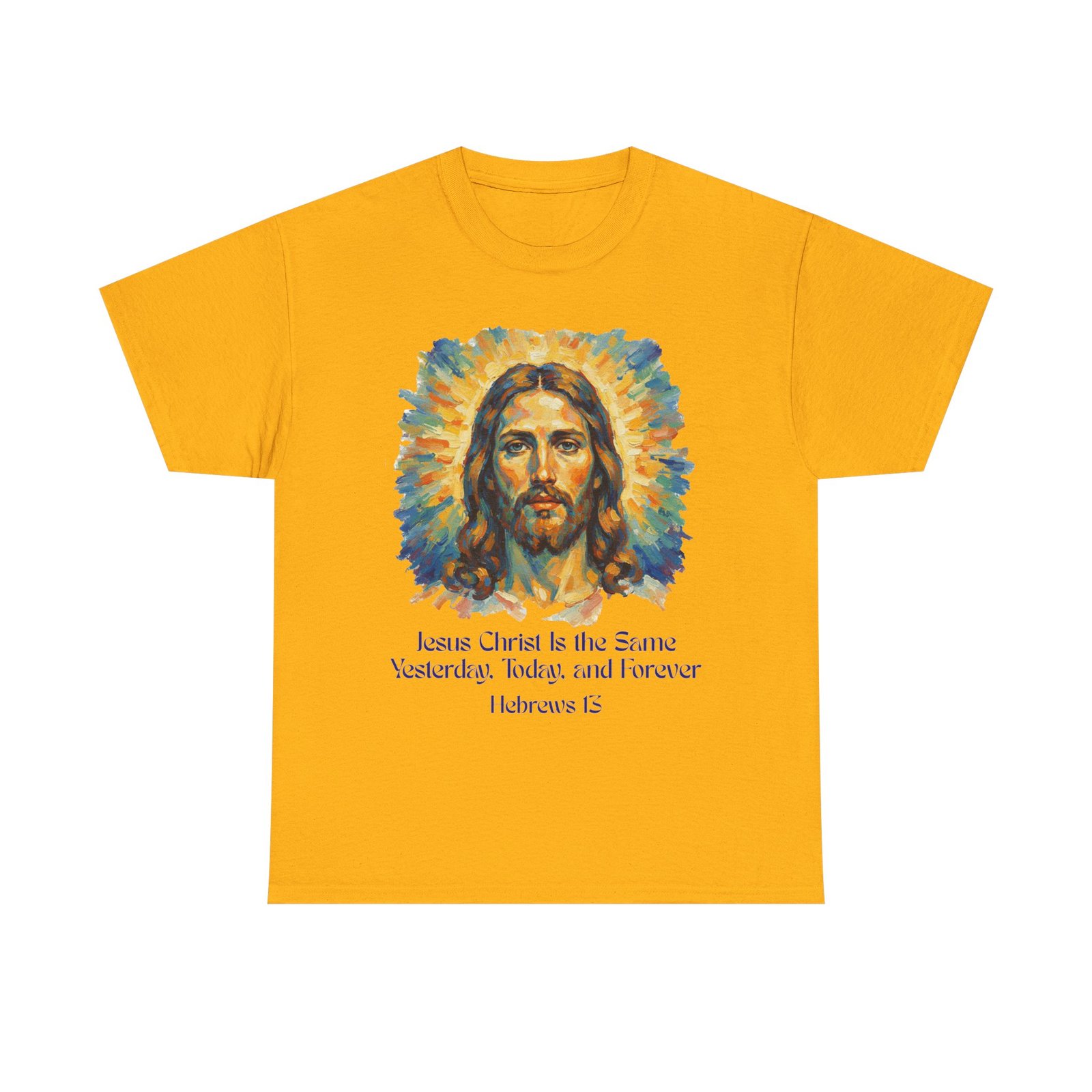 jesus portrait – inspiredby impressionist style religious inspirational tee jesus christ design, faith shirt, christian clothing, birthday gift, everyday wear