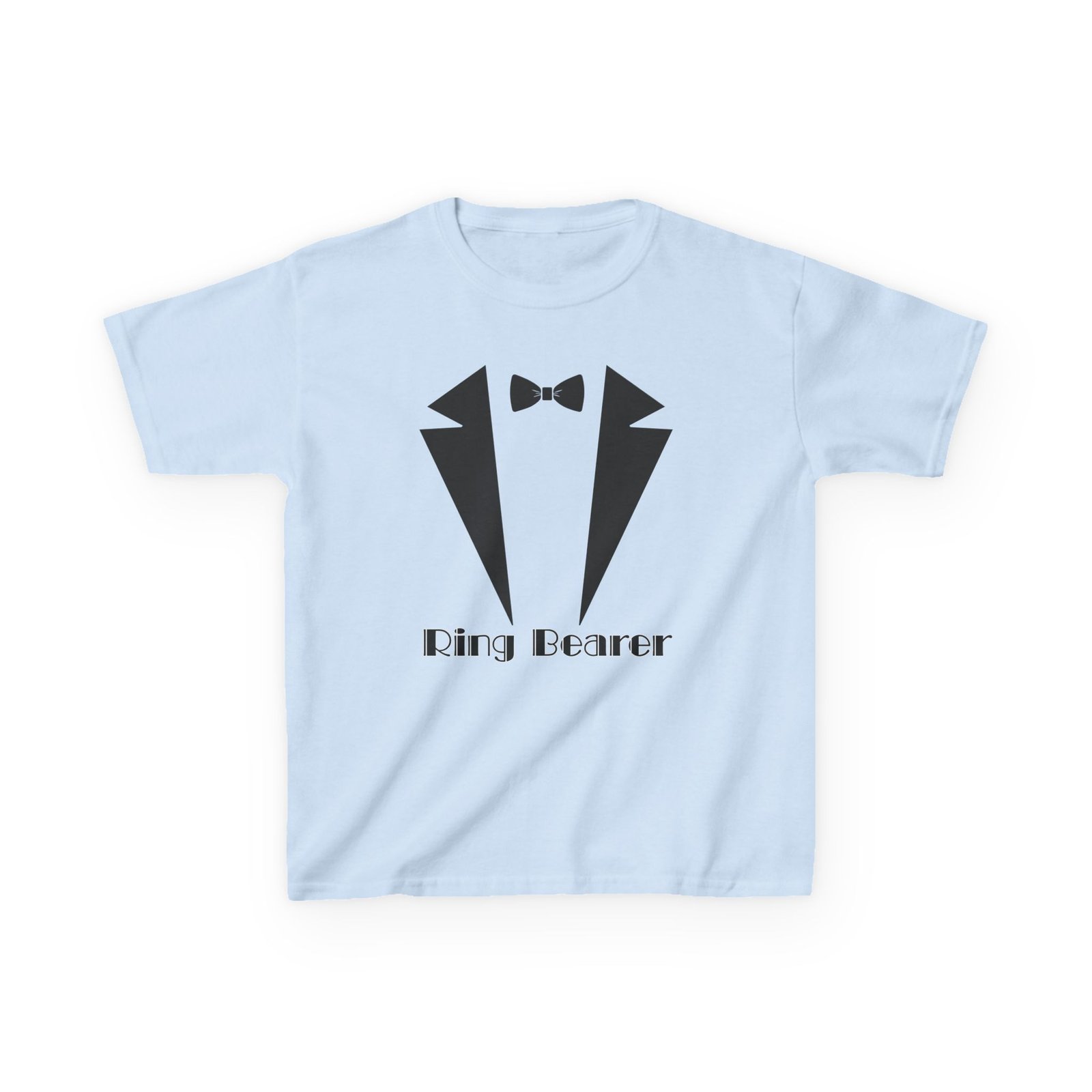 ring bearer kids tee, cute ring bearer shirt, toddler wedding outfit, boys' formal wear tee, kids' tuxedo tee, wedding attire for kids