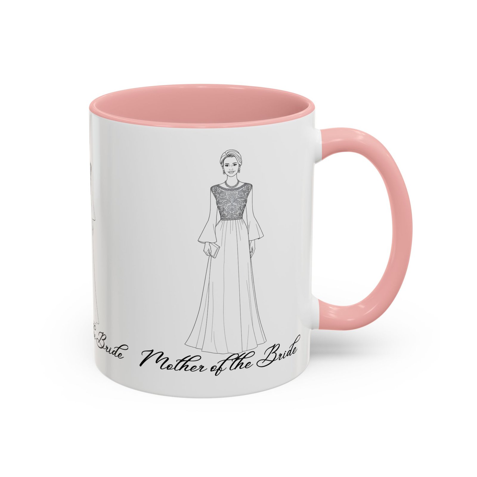 mother of the bride accent coffee mug (11, 15oz)