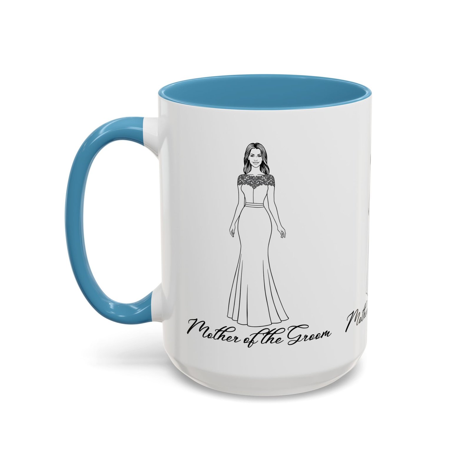 mother of the groom mug accent coffee mug (11, 15oz)