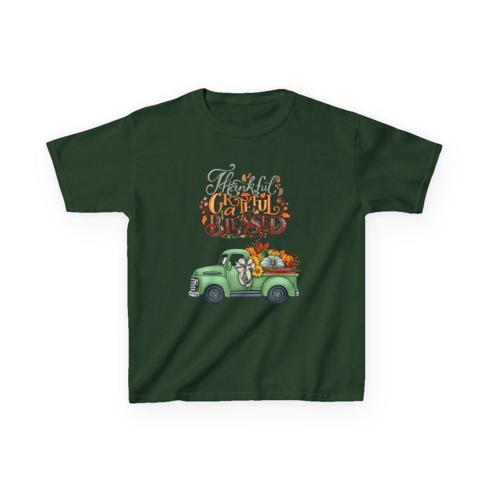 blessed fall kids tee, adorable autumn shirt, cute harvest t shirt, thanksgiving gift for kids, comfy cotton youth apparel