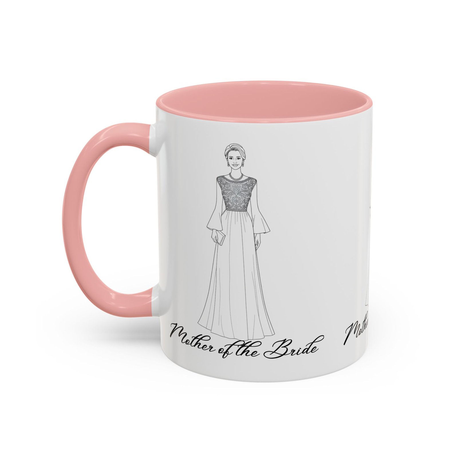 mother of the bride accent coffee mug (11, 15oz)