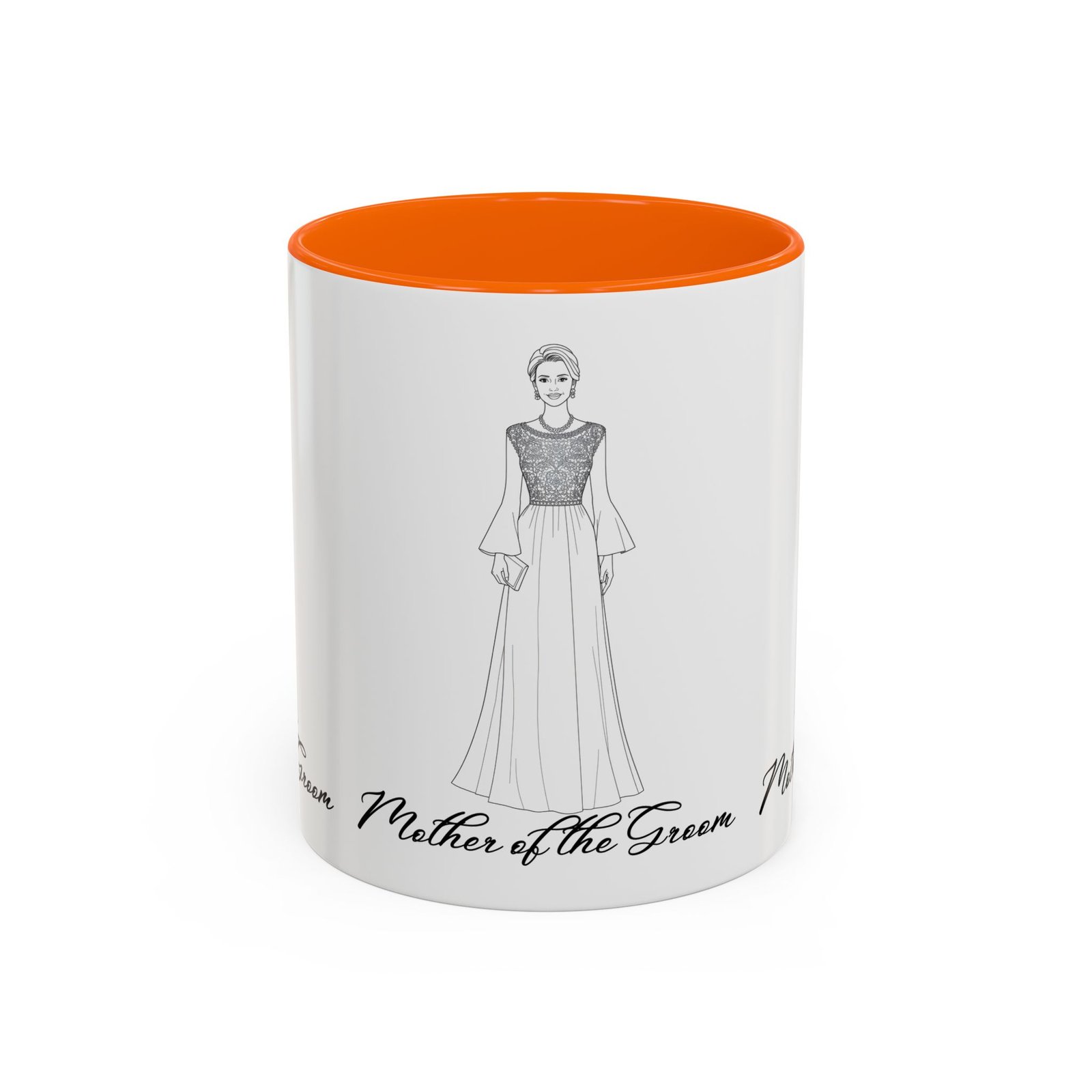 elegant mother of the groom mug perfect gift for bridal showers, weddings, coffee lovers, wedding planning