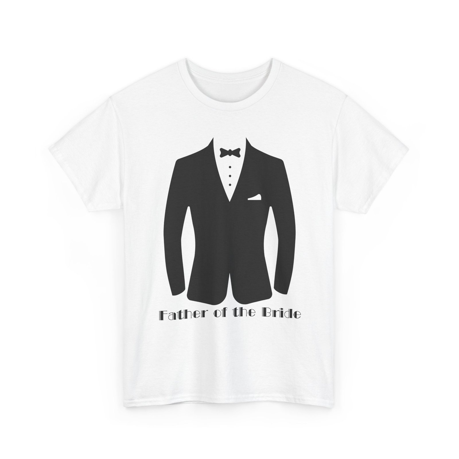 father of the bride unisex heavy cotton tee, wedding gift, father's day shirt, groom's dad tee, special occasion t shirt