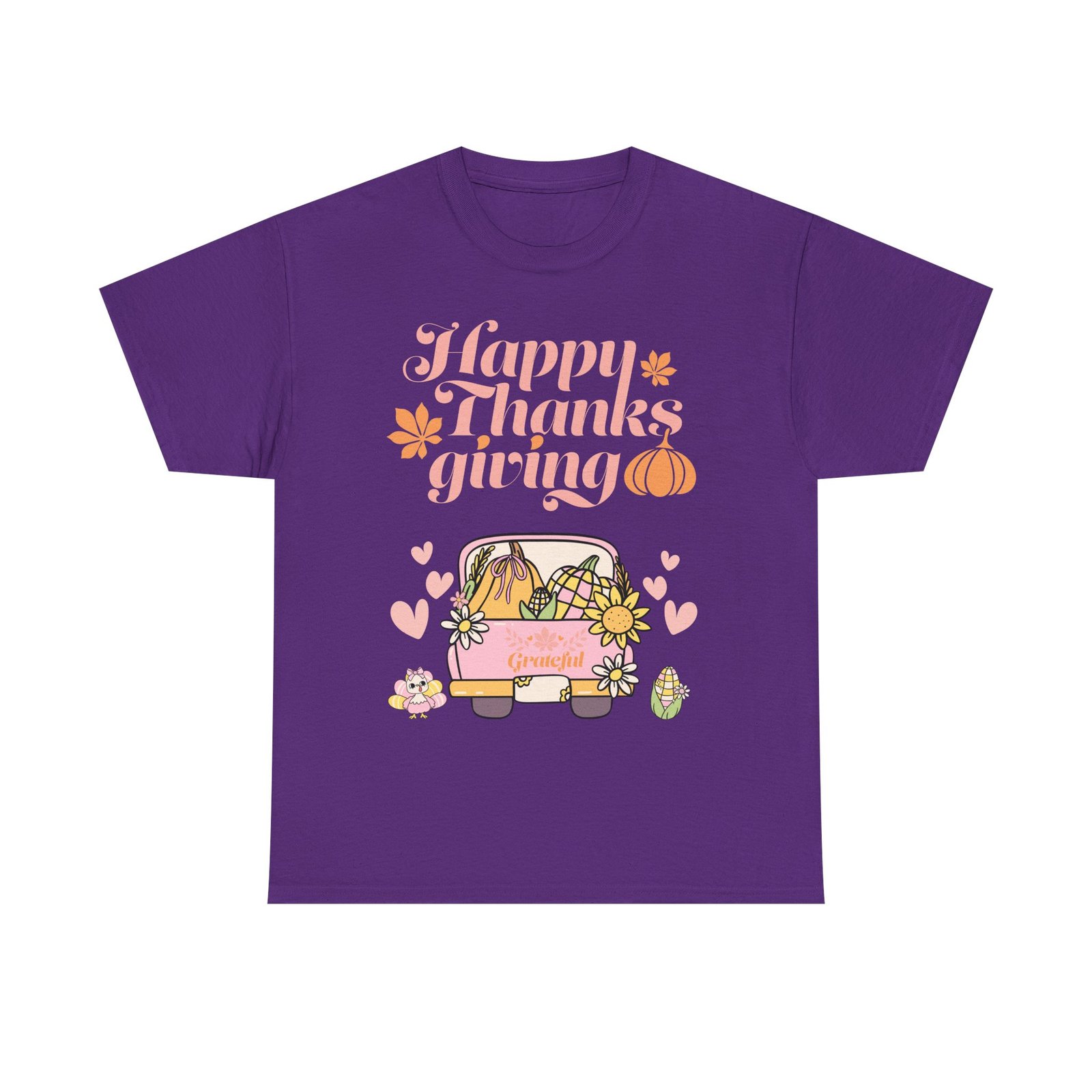 happy thanksgiving unisex tee | cozy autumn shirt for family gatherings, thanksgiving celebration, fall fashion, cute gift idea