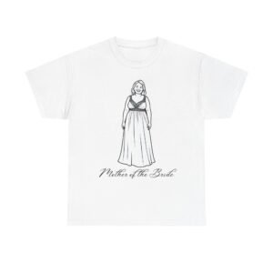 mother of the bride tee, plus size wedding shirt, unisex cotton t shirt, bridal party gift, fun wedding day apparel