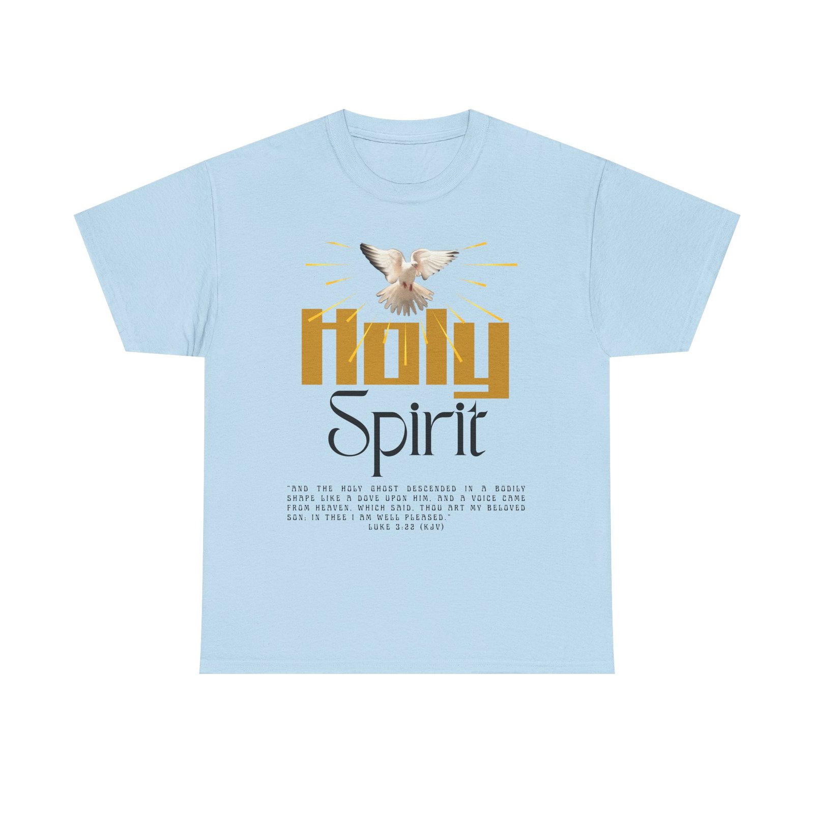 christian t shirts, holy spirit unisex heavy cotton tee, inspirational t shirt for faith celebration, christian gift, spiritual attire, religious apparel