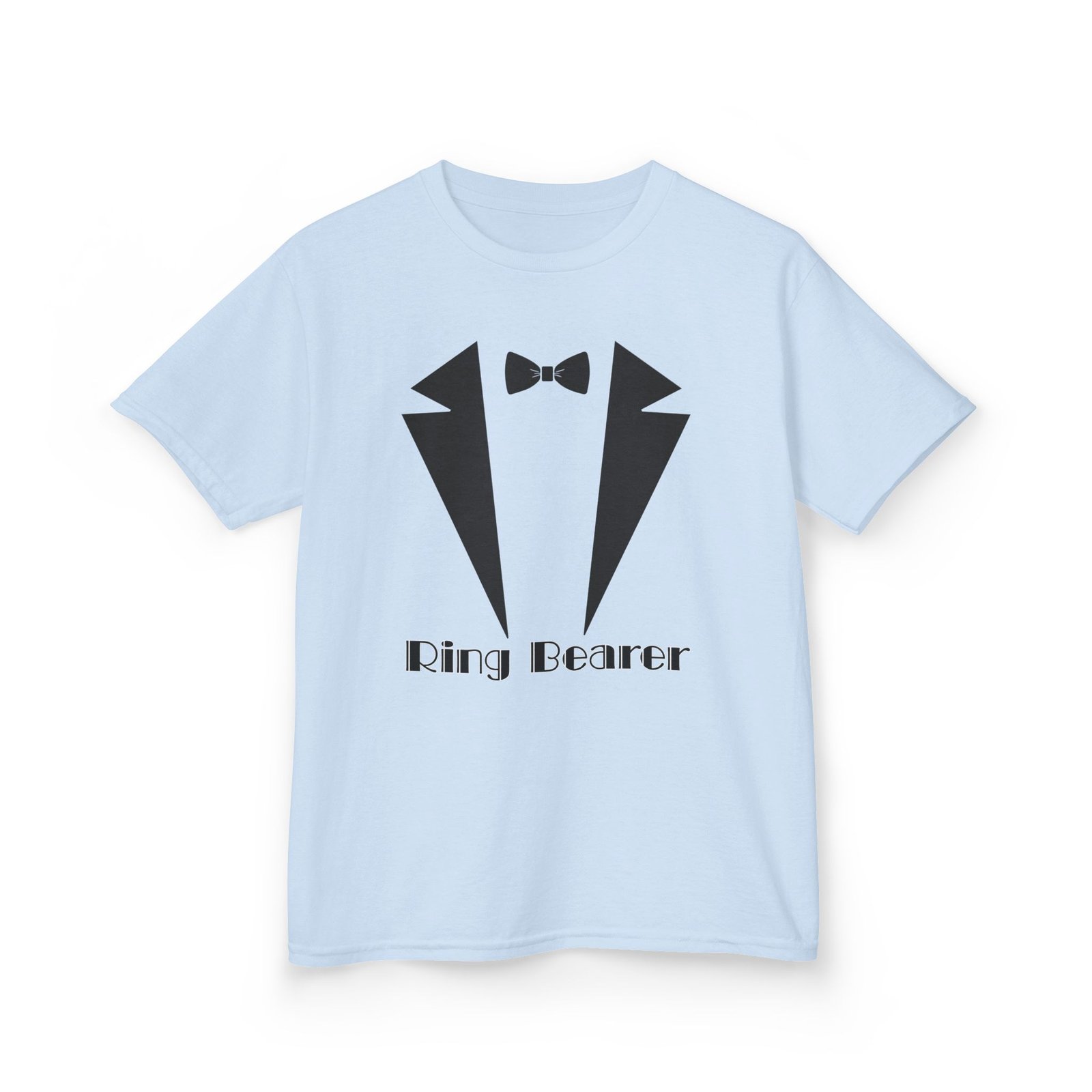 ring bearer kids tee, cute ring bearer shirt, toddler wedding outfit, boys' formal wear tee, kids' tuxedo tee, wedding attire for kids