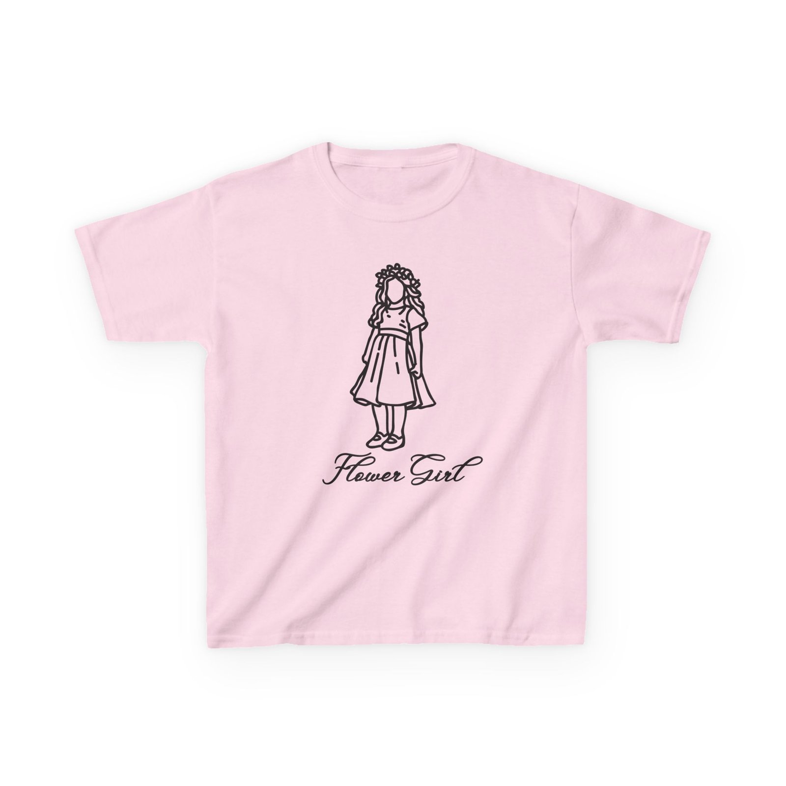 kids flower girl tee, cute flower girl shirt, toddler wedding outfit, summer casual kids tee, gifts for flower girls