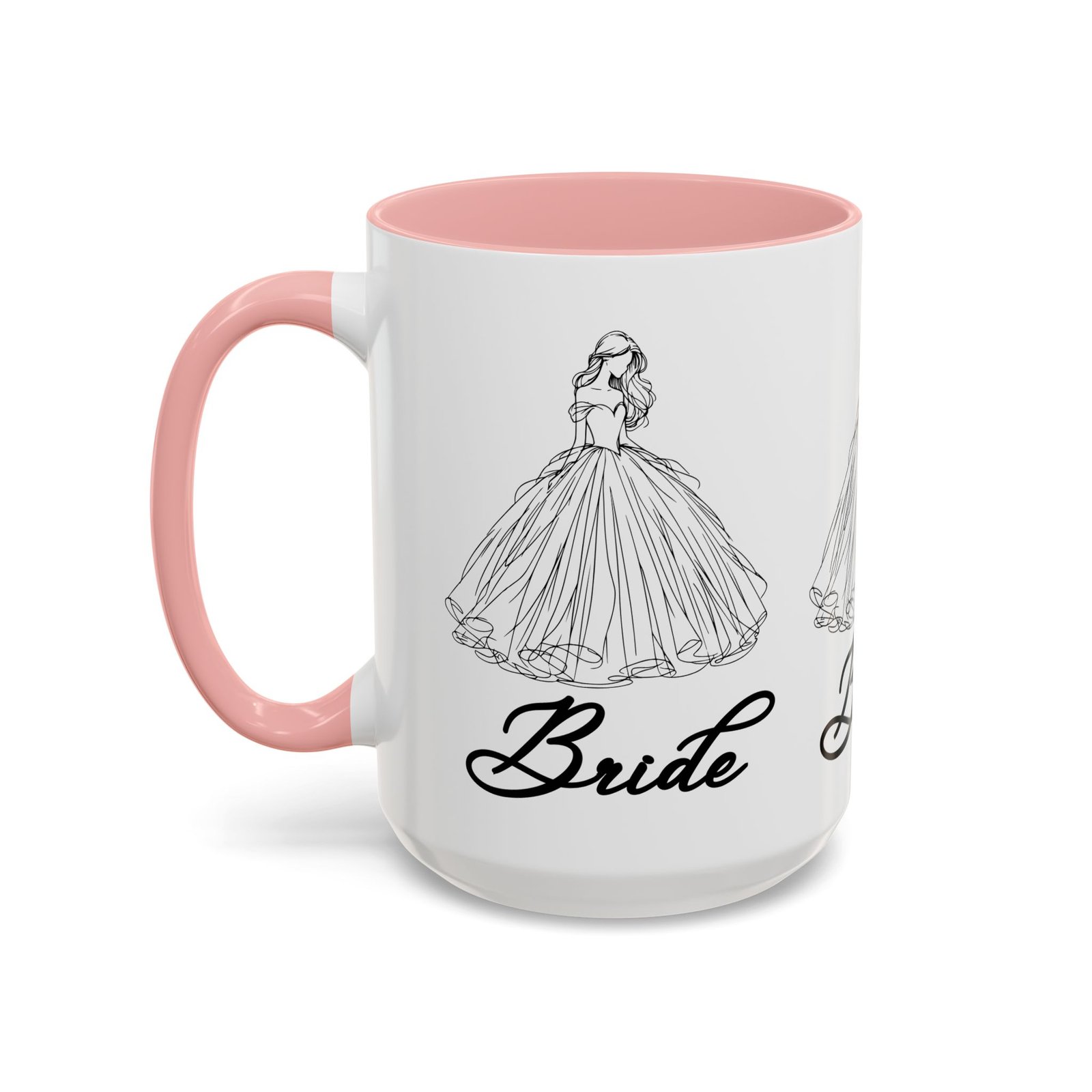 bride mug | elegant wedding dress design | bridal shower gift & keepsake