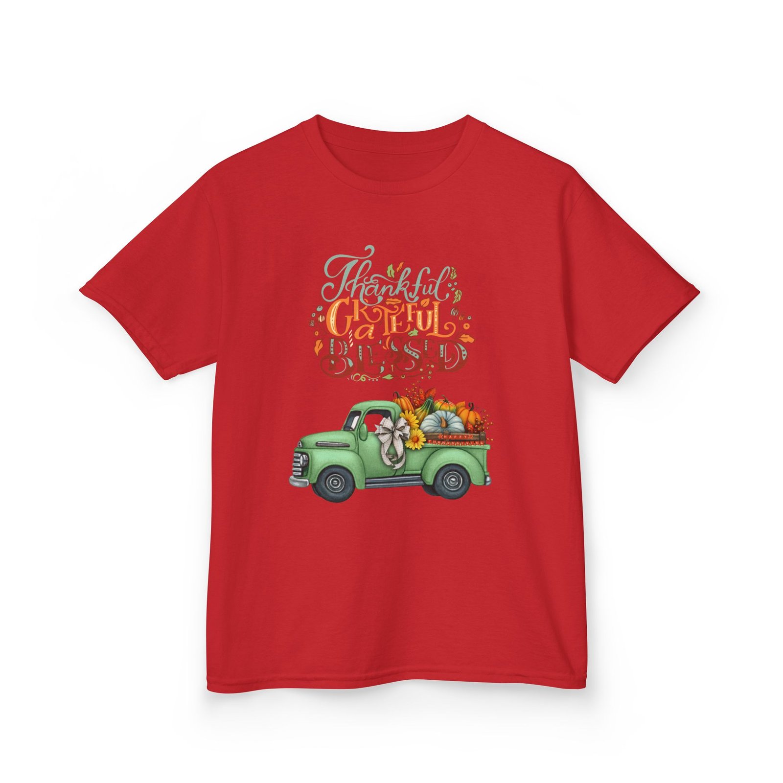 blessed fall kids tee, adorable autumn shirt, cute harvest t shirt, thanksgiving gift for kids, comfy cotton youth apparel