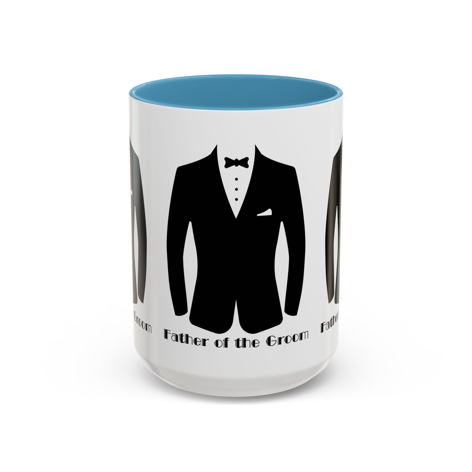 father of the groom accent coffee mug 11/15 oz perfect groomsmen gift, wedding keepsake, stylish drinkware, unique wedding favor