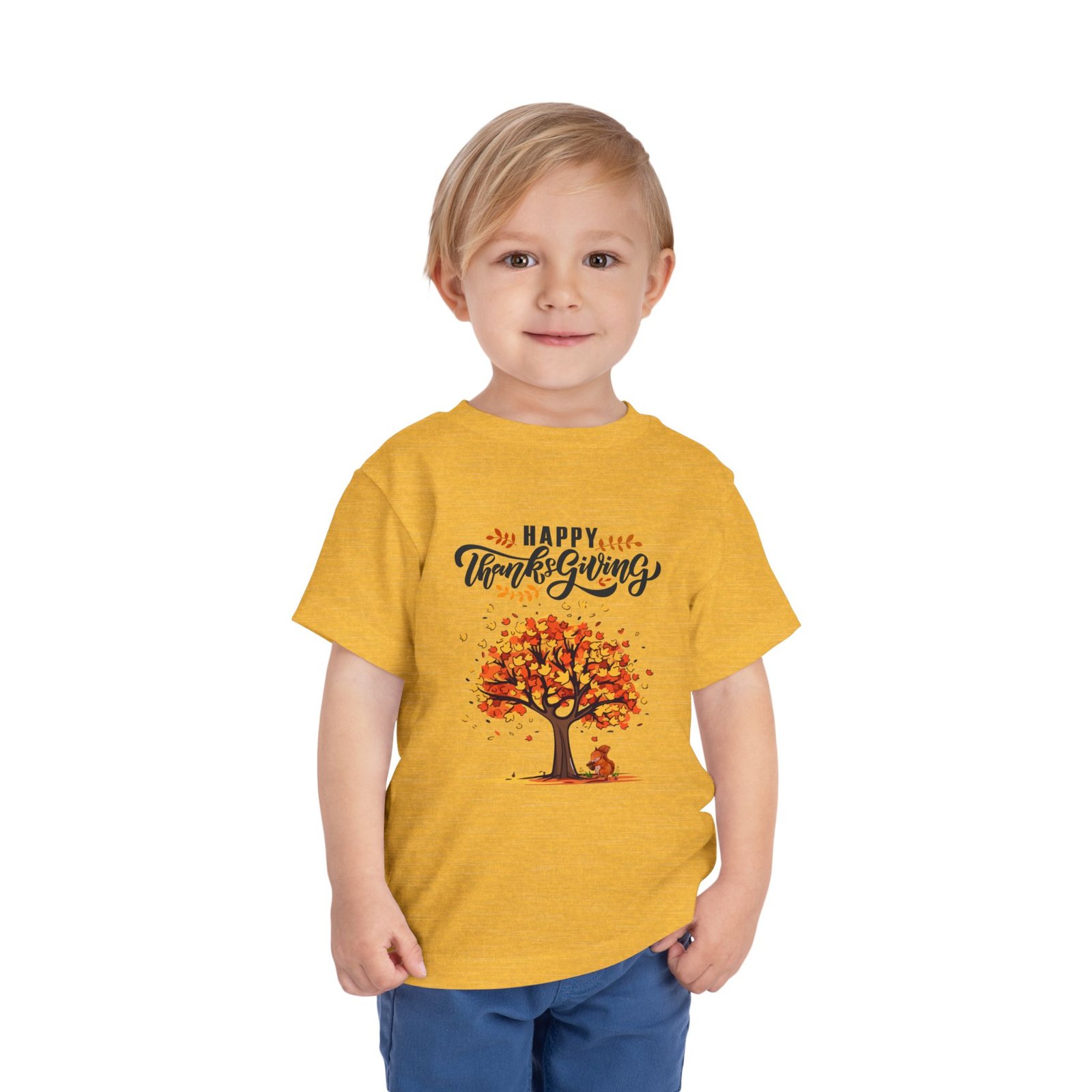 Matching C-Thanksgiving Toddler Tee, Fall Shirt for Kids, Autumn Celebration Outfit, Cute Thanksgiving Apparel, Toddler Short Sleeve Shirt - Image 20