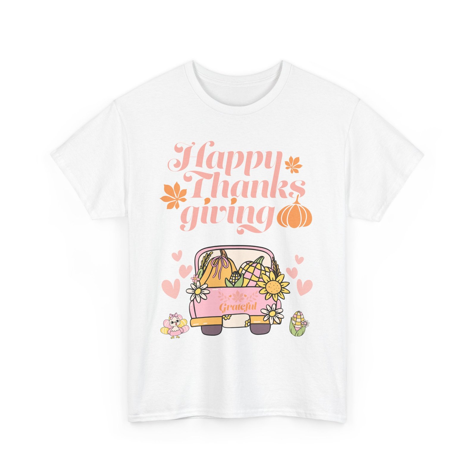 happy thanksgiving unisex tee | cozy autumn shirt for family gatherings, thanksgiving celebration, fall fashion, cute gift idea