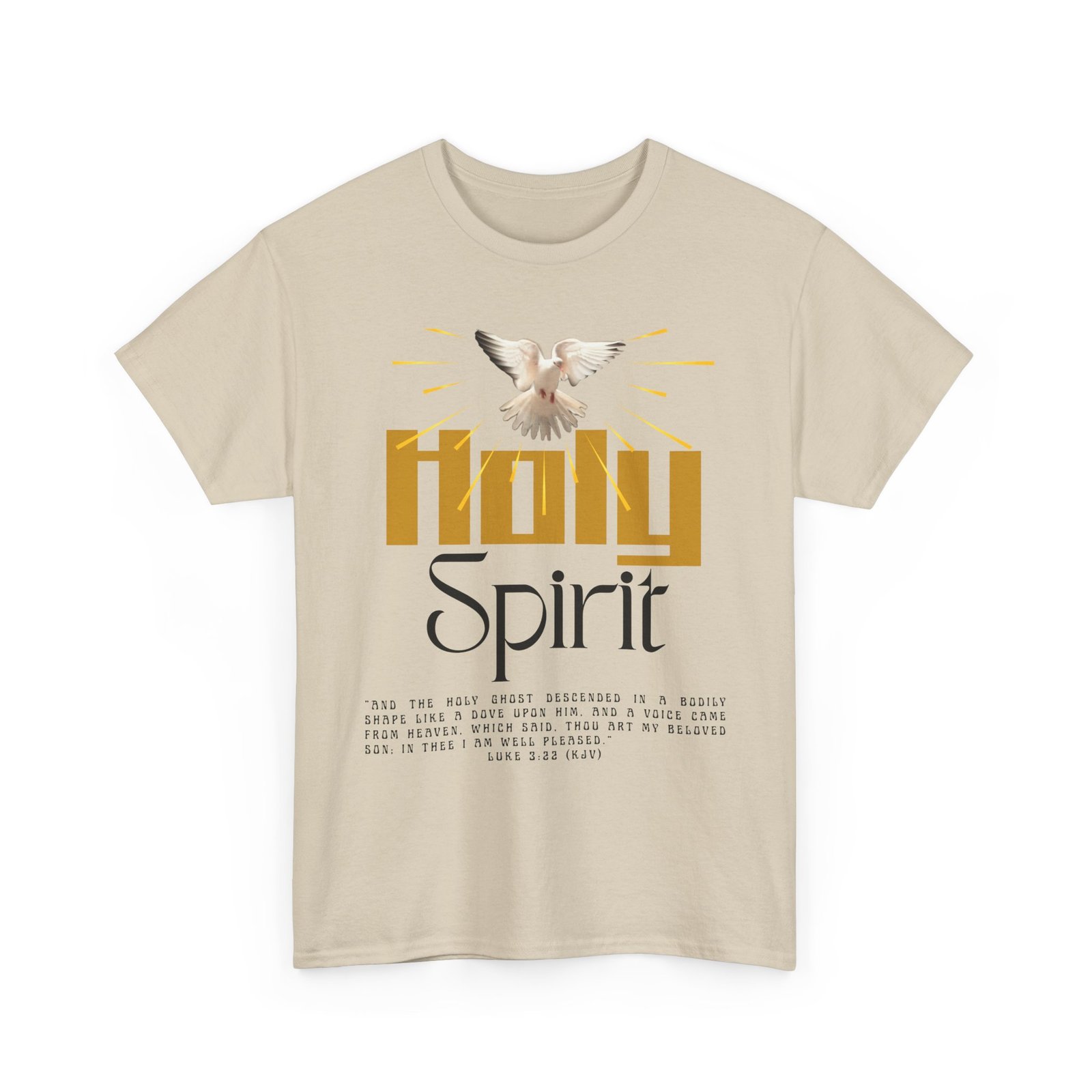 christian t shirts, holy spirit unisex heavy cotton tee, inspirational t shirt for faith celebration, christian gift, spiritual attire, religious apparel
