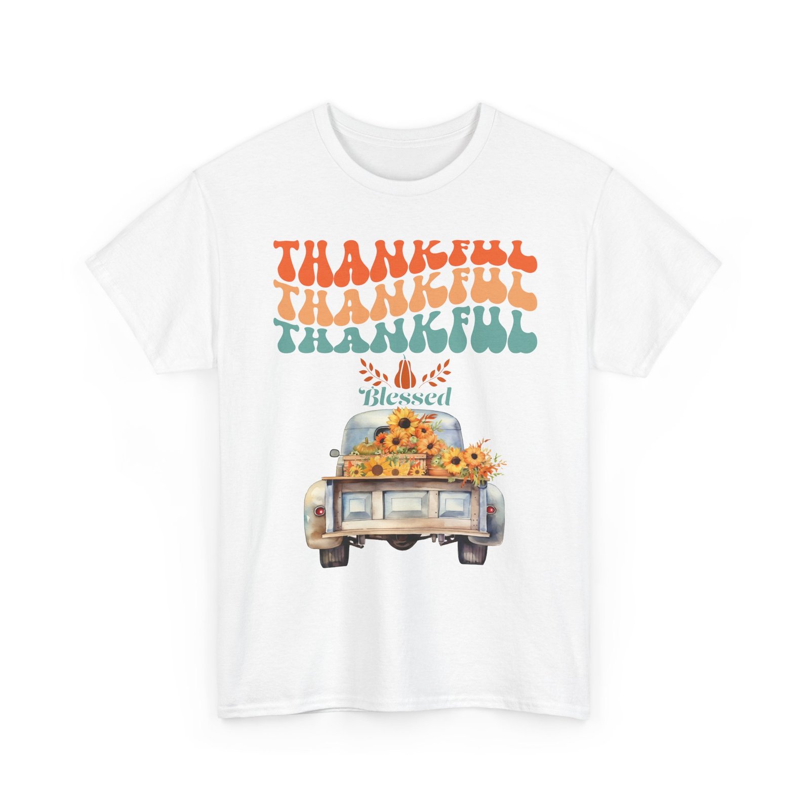 thankful vibes unisex tee perfect for thanksgiving, gratitude, casual wear, gifts, summer days