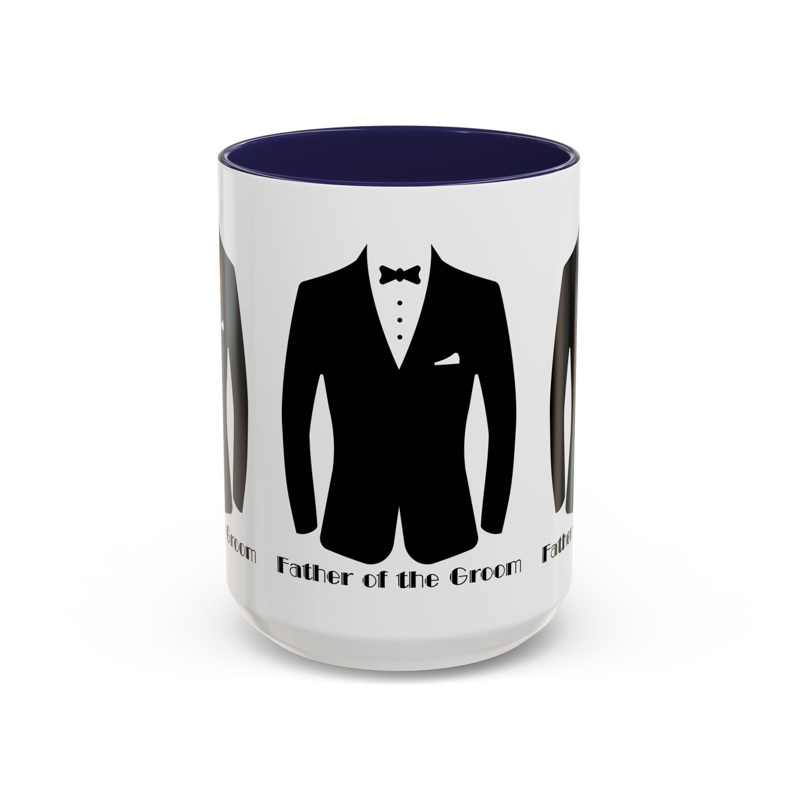 father of the groom accent coffee mug 11/15 oz perfect groomsmen gift, wedding keepsake, stylish drinkware, unique wedding favor