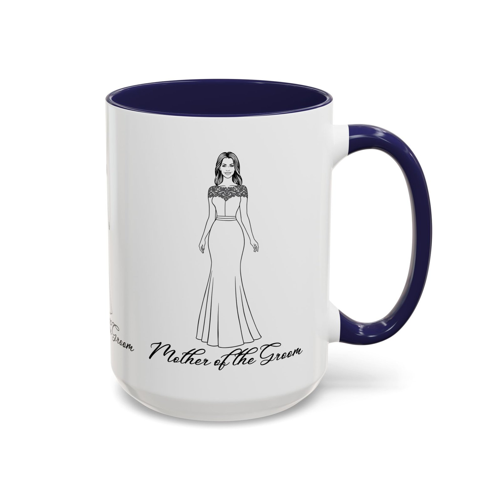 mother of the groom mug accent coffee mug (11, 15oz)