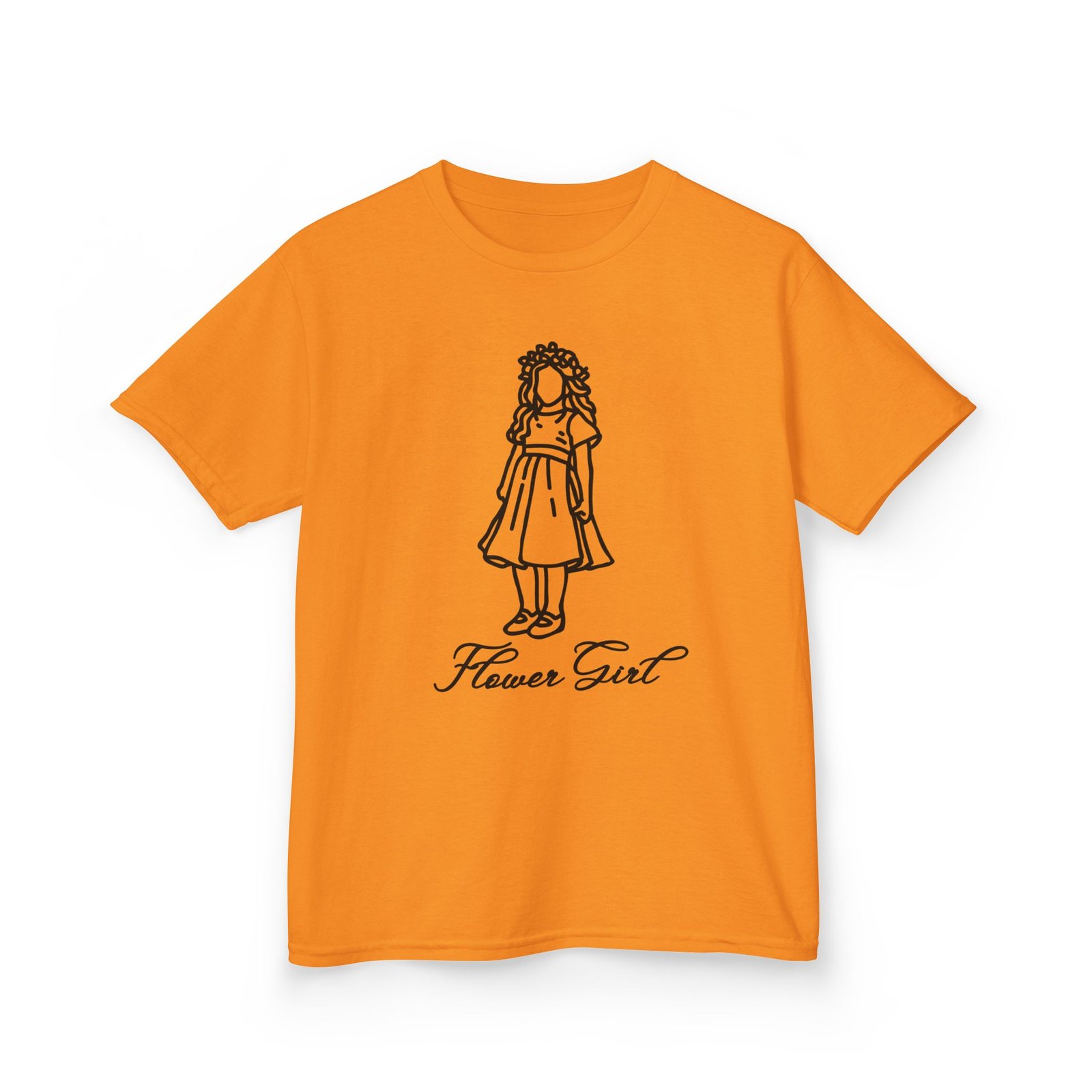 kids flower girl tee, cute flower girl shirt, toddler wedding outfit, summer casual kids tee, gifts for flower girls