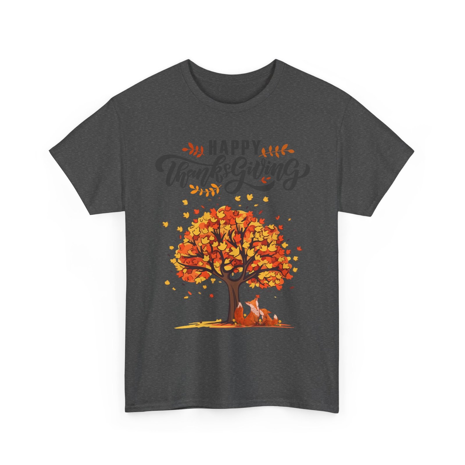 thanksgiving tree tee, fall t shirt, autumn apparel, cozy gift for family, cute holiday top