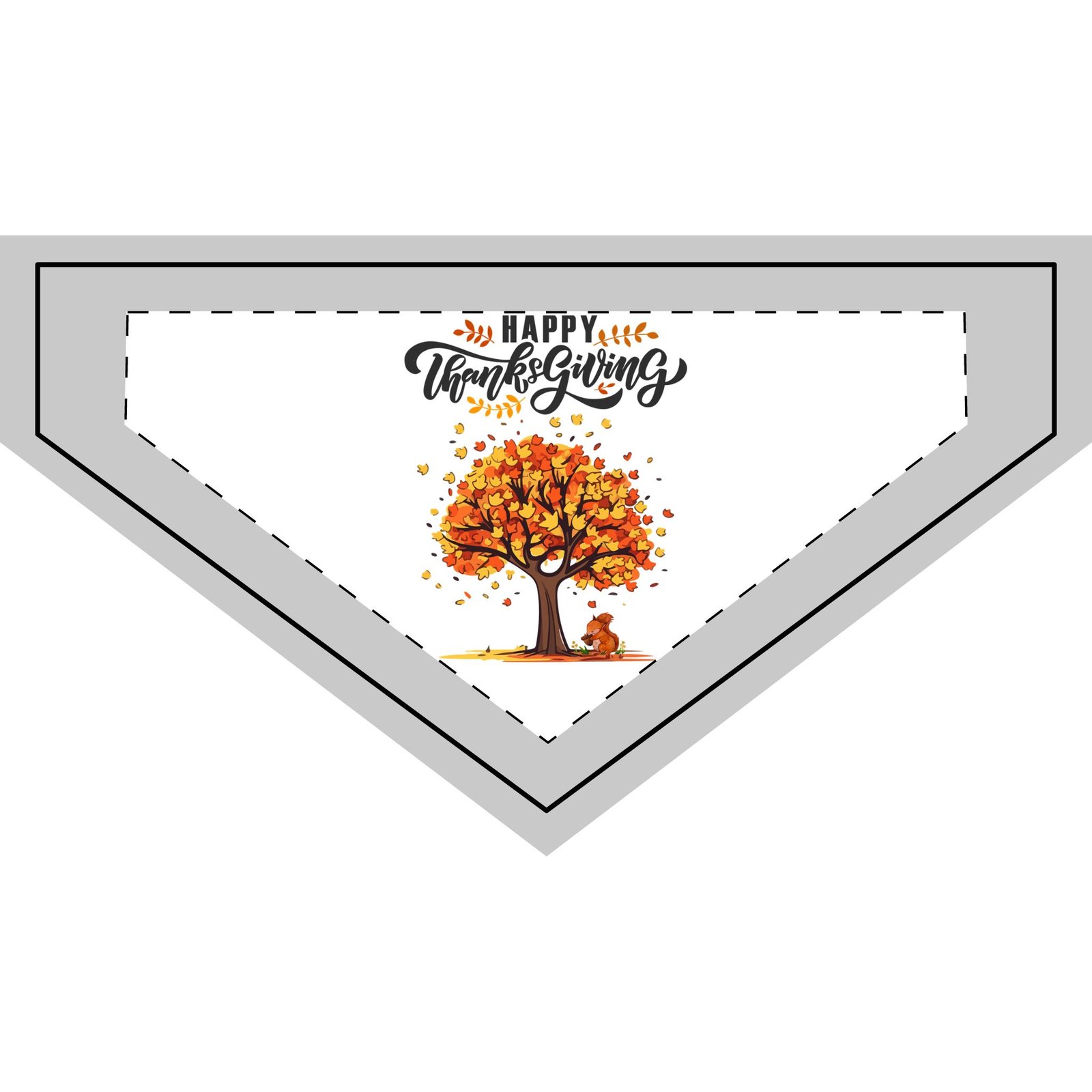 Matching C-Thanksgiving Clip-on Pet Bandana, Fall Pet Accessories, Holiday Dog Bandana, Autumn Pet Fashion, Cute Pet Gifts
