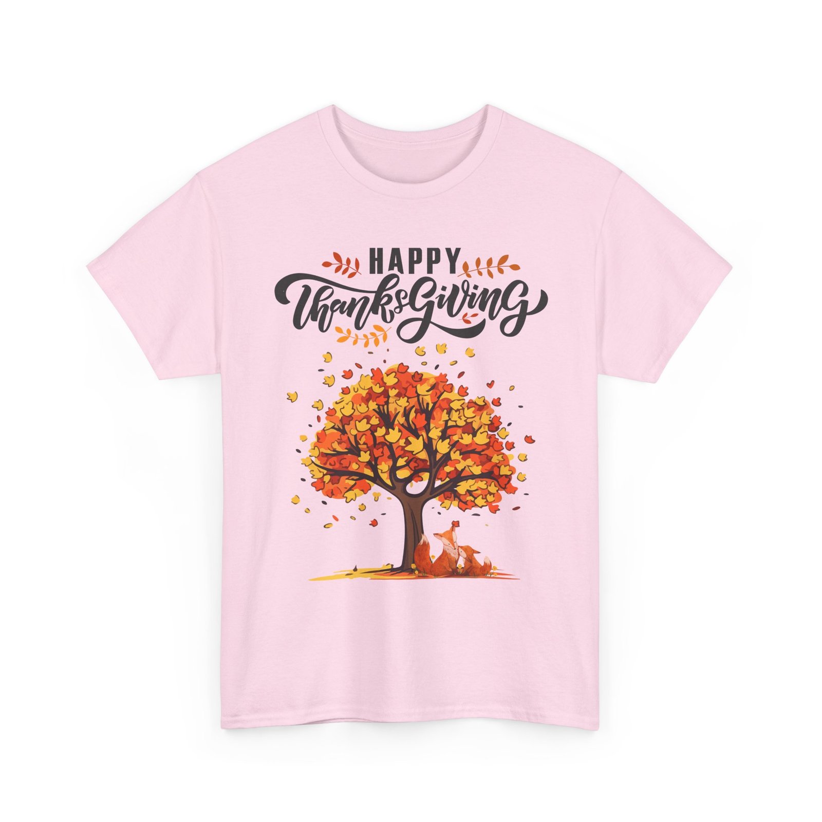 thanksgiving tree tee, fall t shirt, autumn apparel, cozy gift for family, cute holiday top