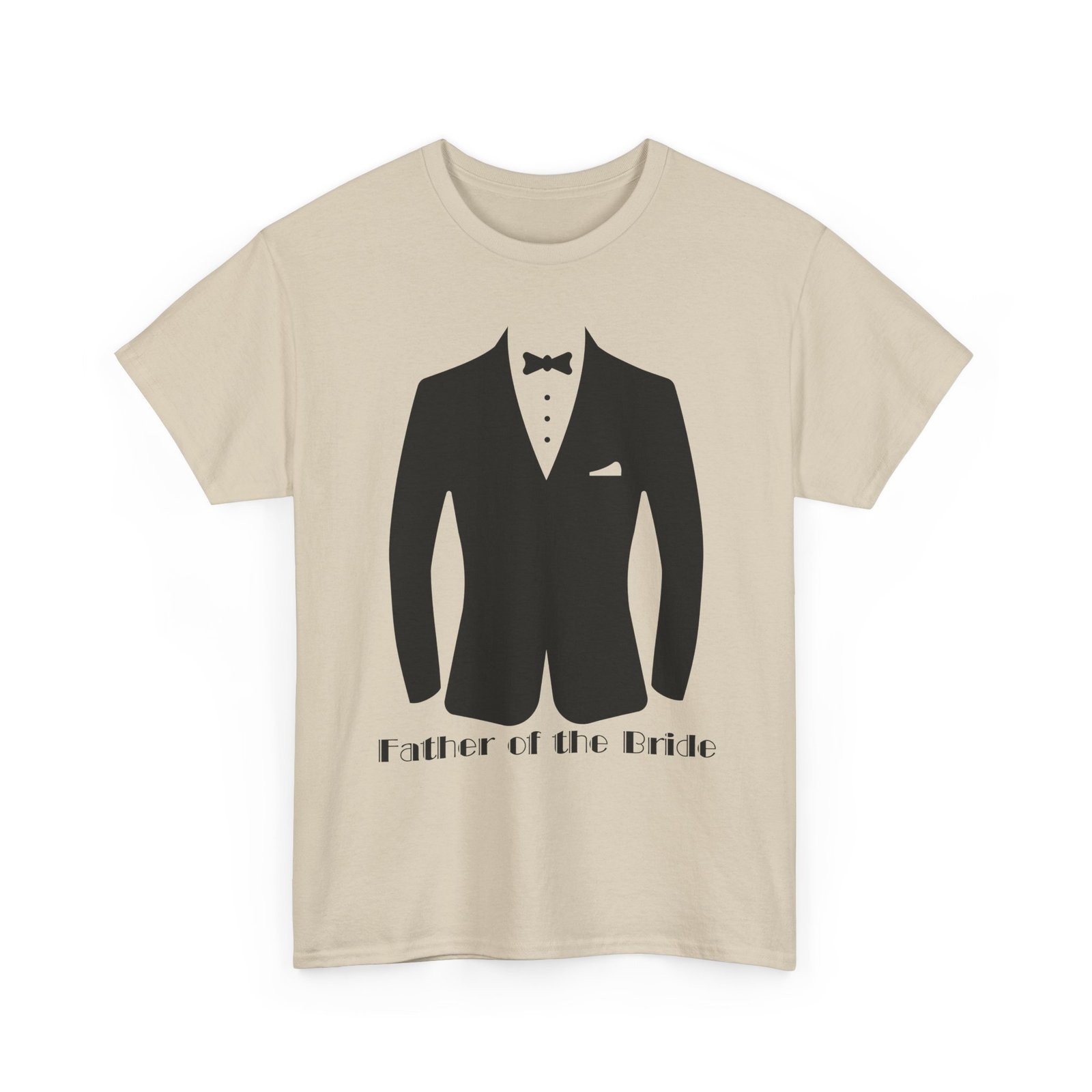 father of the bride unisex heavy cotton tee, wedding gift, father's day shirt, groom's dad tee, special occasion t shirt