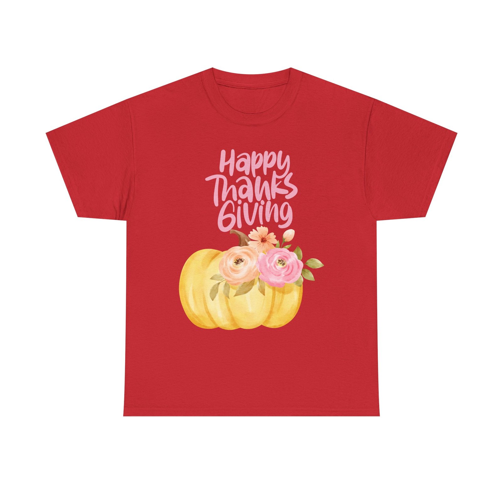 thanksgiving floral tee, holiday shirt, fall fashion, gifts for her, pumpkin t shirt, autumn apparel, friendsgiving outfit