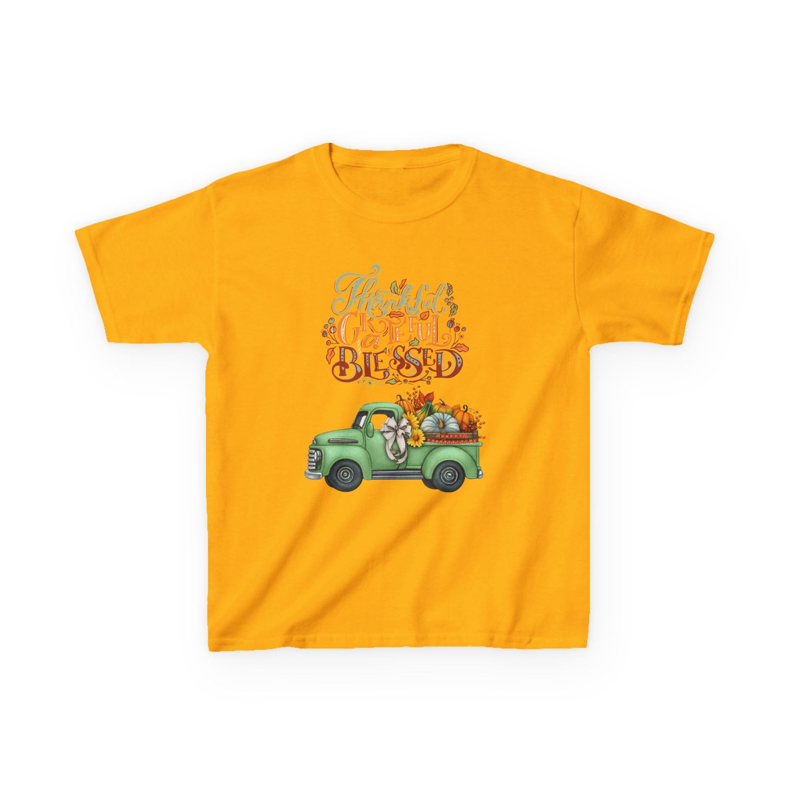 blessed fall kids tee, adorable autumn shirt, cute harvest t shirt, thanksgiving gift for kids, comfy cotton youth apparel