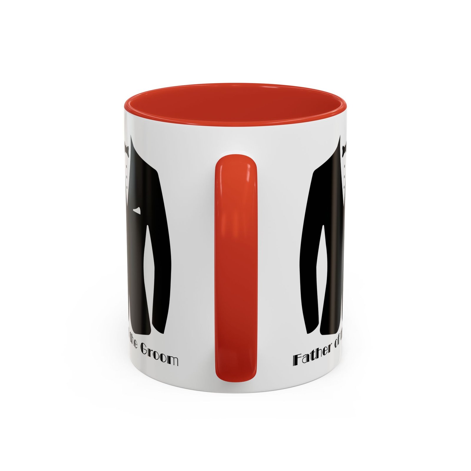 father of the groom accent coffee mug 11/15 oz perfect groomsmen gift, wedding keepsake, stylish drinkware, unique wedding favor