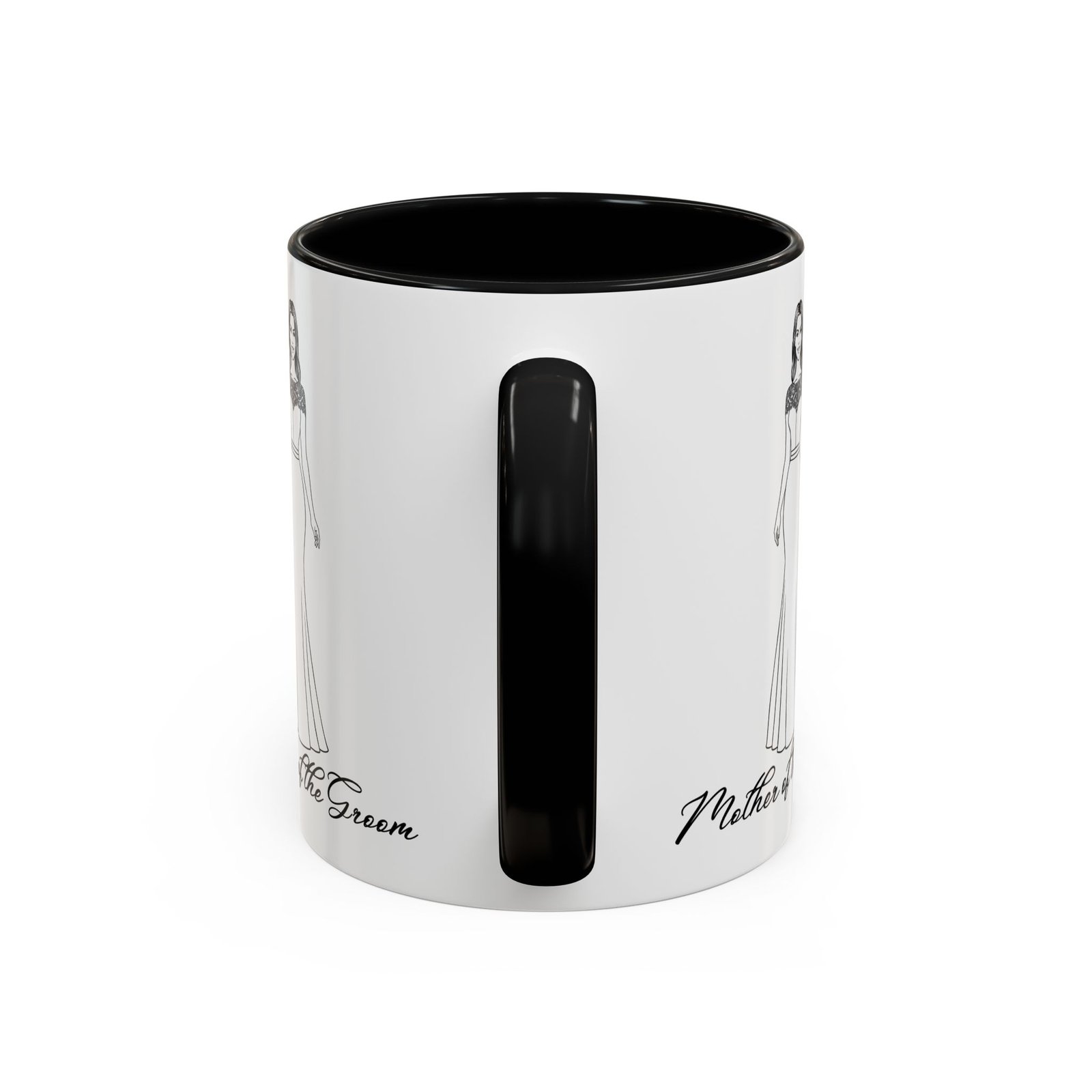 mother of the groom mug accent coffee mug (11, 15oz)