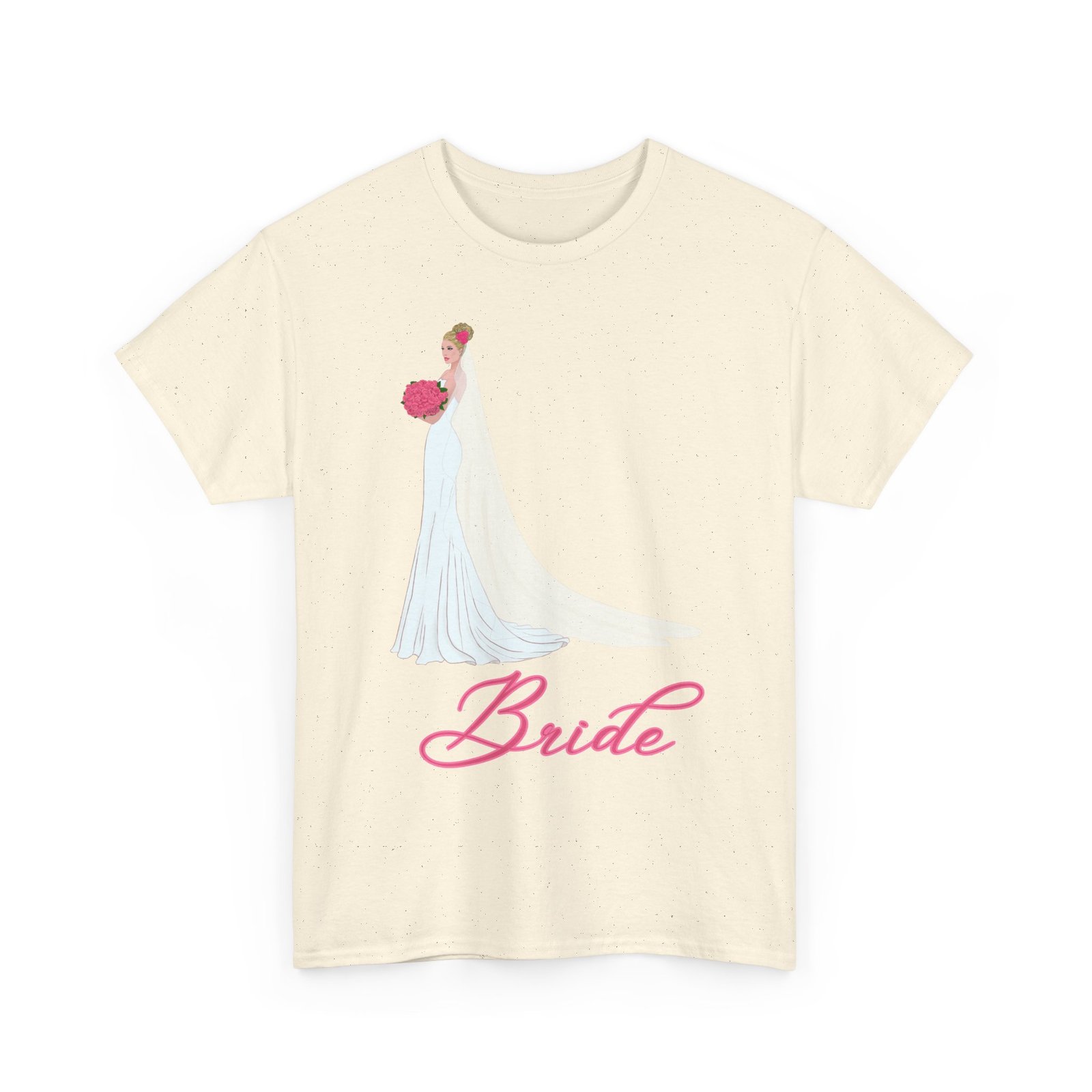 bride unisex heavy cotton tee, wedding gift, bridal party shirt, engagement party top, bride t shirt, bridal shower attire
