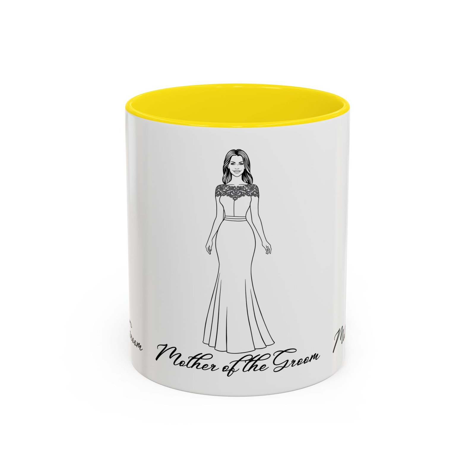 mother of the groom mug accent coffee mug (11, 15oz)