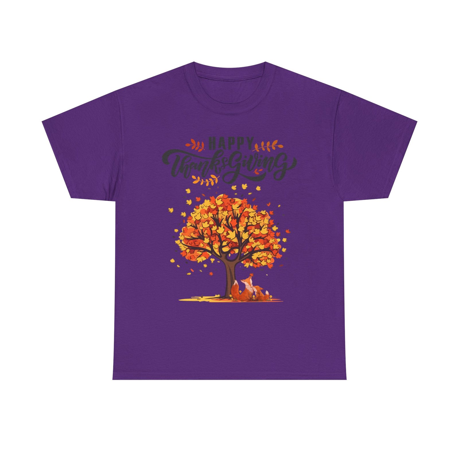 thanksgiving tree tee, fall t shirt, autumn apparel, cozy gift for family, cute holiday top