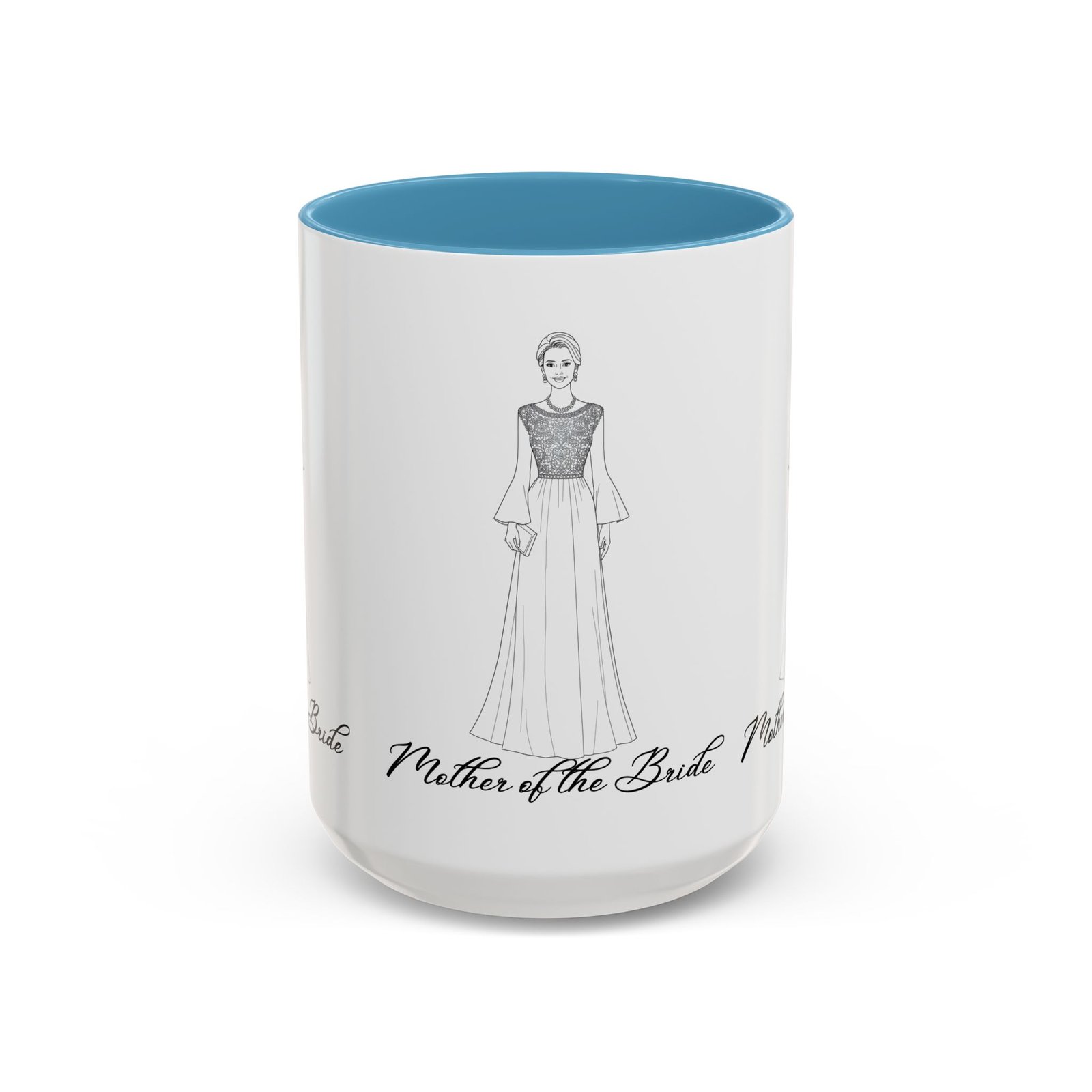 mother of the bride accent coffee mug (11, 15oz)