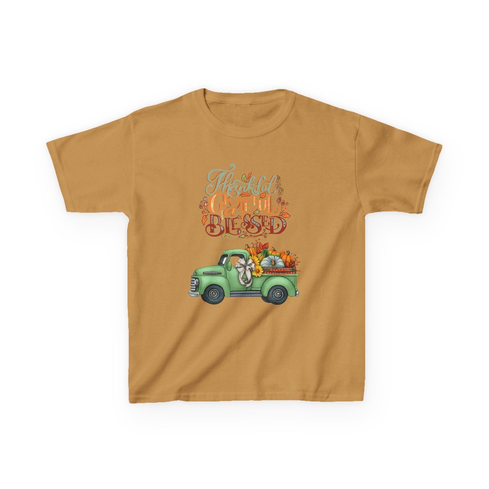 blessed fall kids tee, adorable autumn shirt, cute harvest t shirt, thanksgiving gift for kids, comfy cotton youth apparel