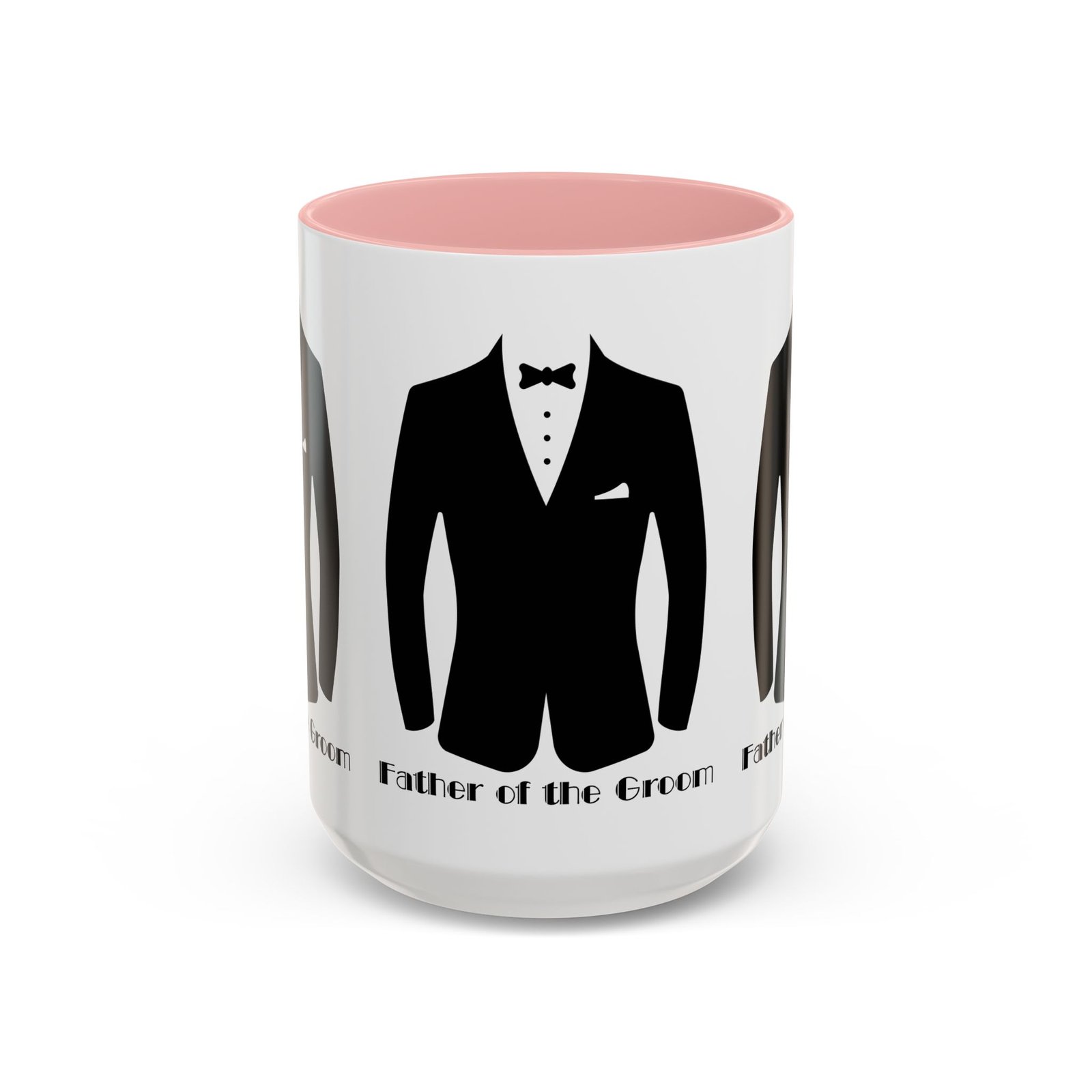 father of the groom accent coffee mug 11/15 oz perfect groomsmen gift, wedding keepsake, stylish drinkware, unique wedding favor