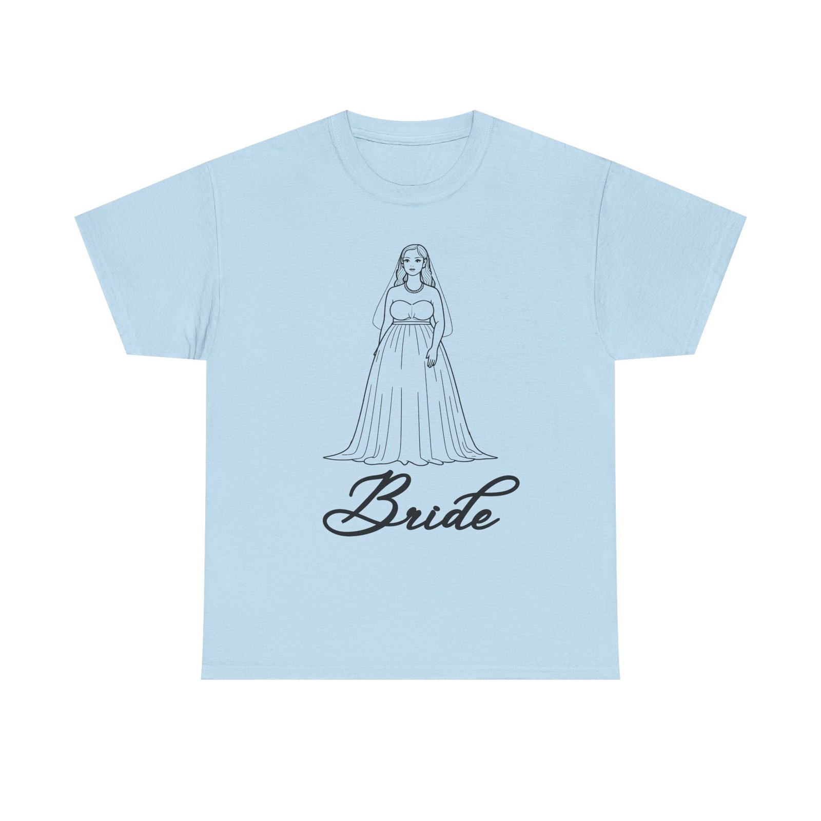 bride graphic tee, wedding gift shirt, bridal party outfit, engagement celebration top, funny bride apparel, unisex heavy cotton tee
