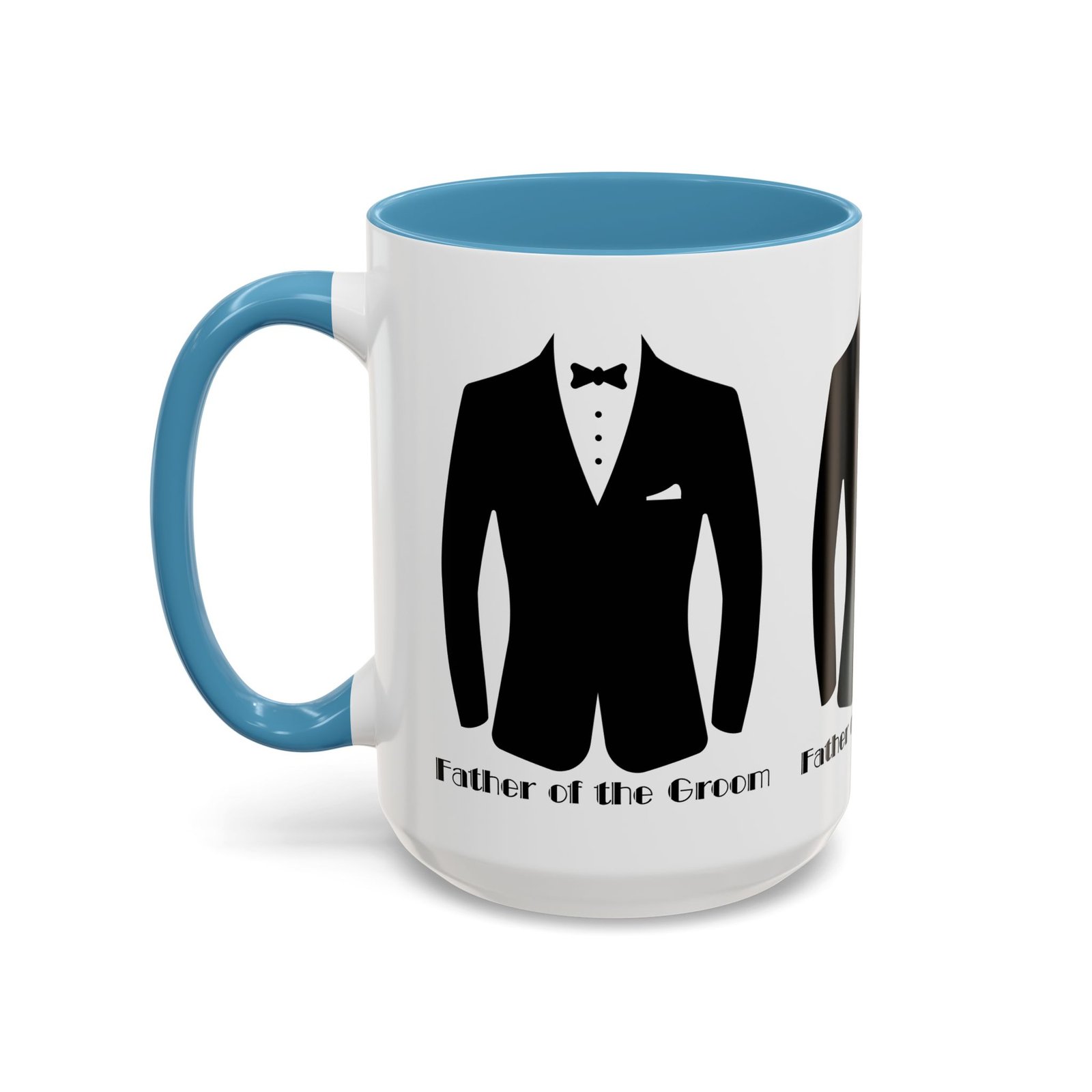 father of the groom accent coffee mug 11/15 oz perfect groomsmen gift, wedding keepsake, stylish drinkware, unique wedding favor
