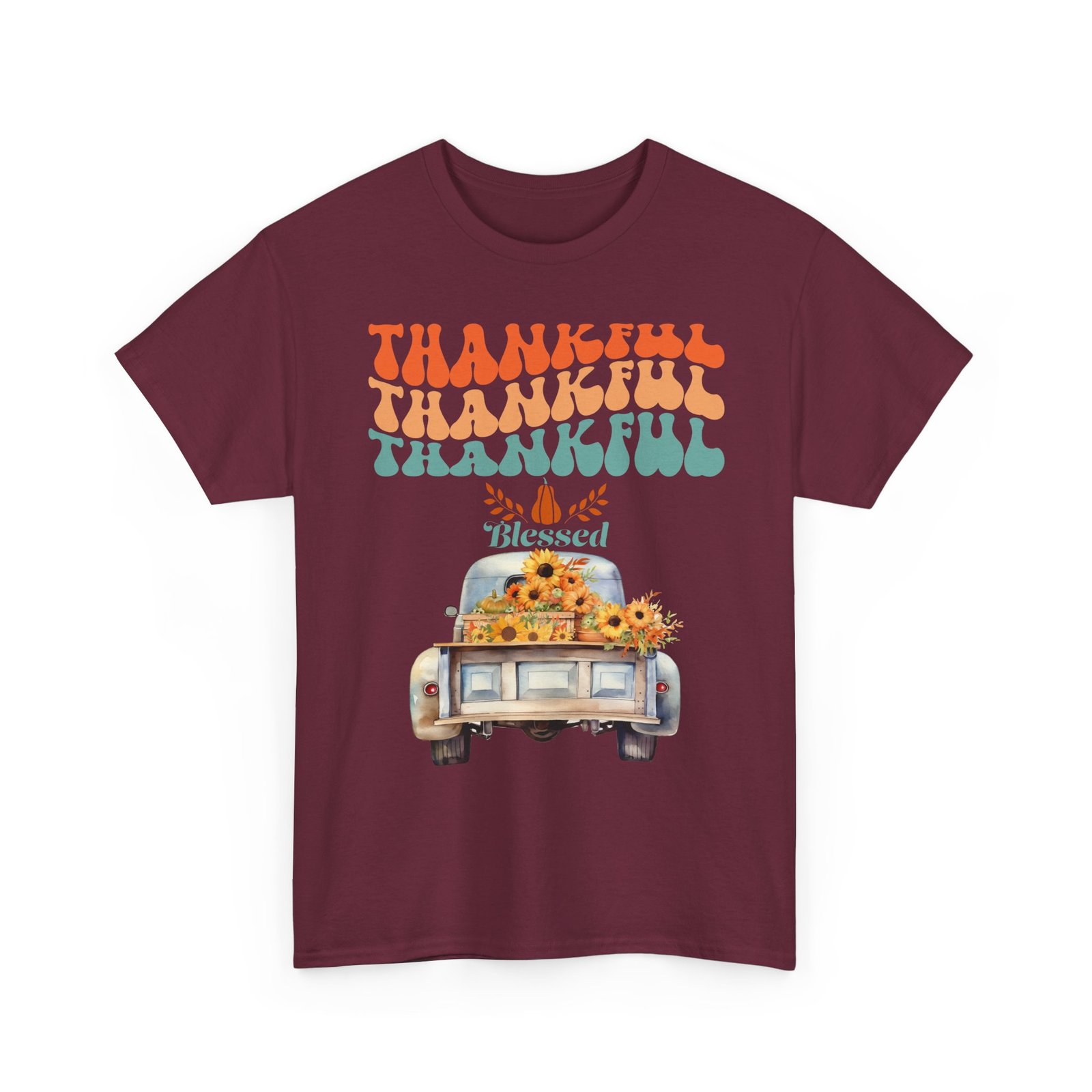 thankful vibes unisex tee perfect for thanksgiving, gratitude, casual wear, gifts, summer days