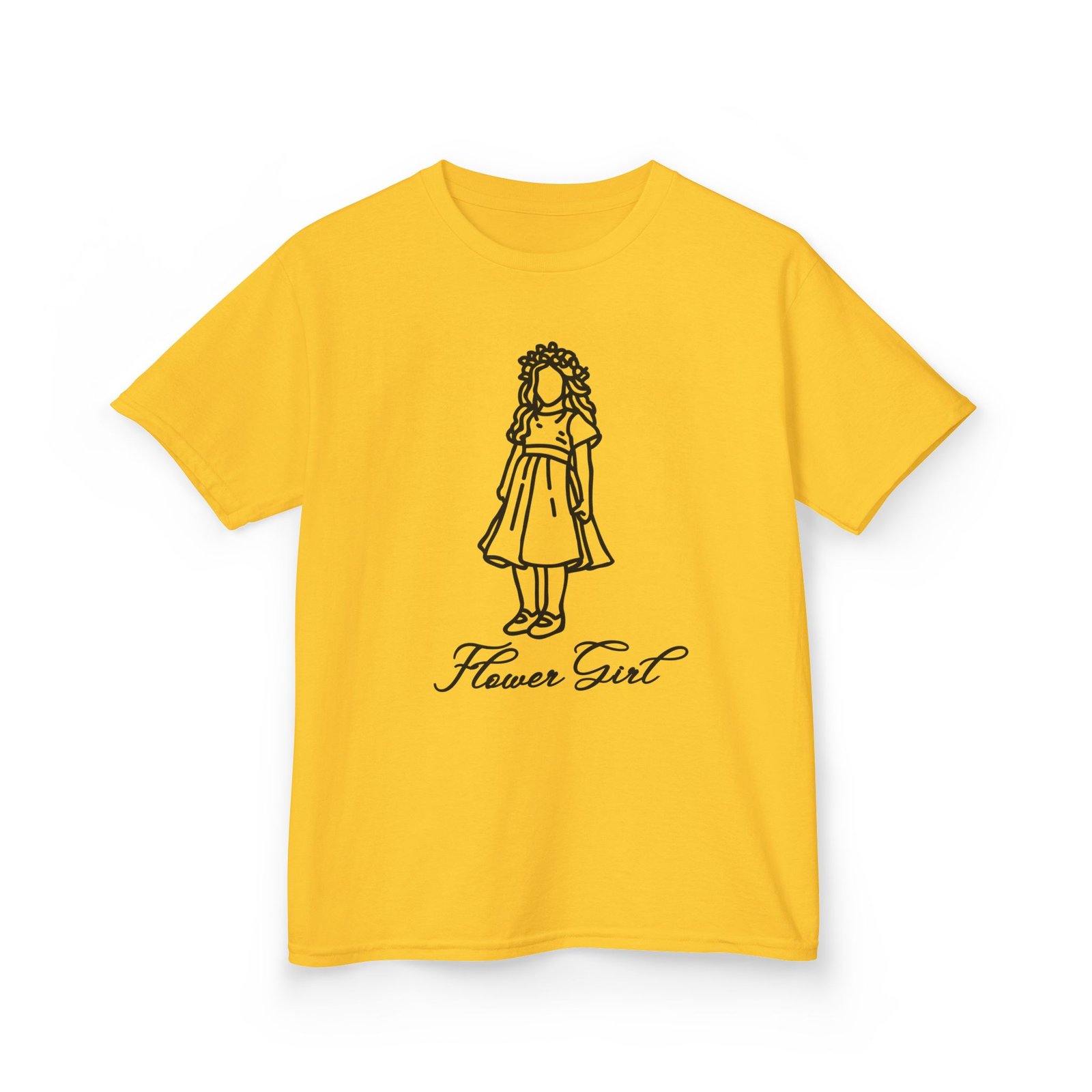 kids flower girl tee, cute flower girl shirt, toddler wedding outfit, summer casual kids tee, gifts for flower girls