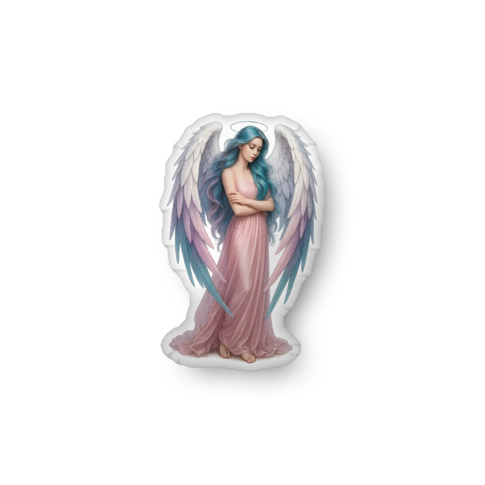 Angel Shaped Decorative Pillow - Image 3