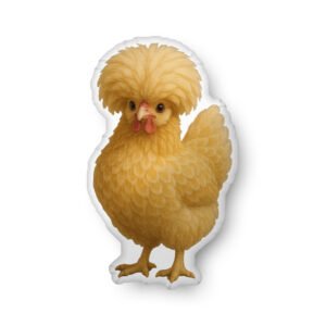 Polish Golden Chicken Decorative Pillow