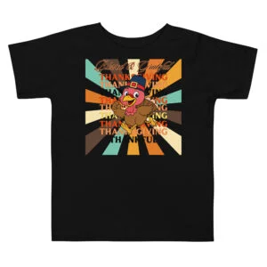 Blessed,Grateful and Thankful Toddler Short Sleeve Tee