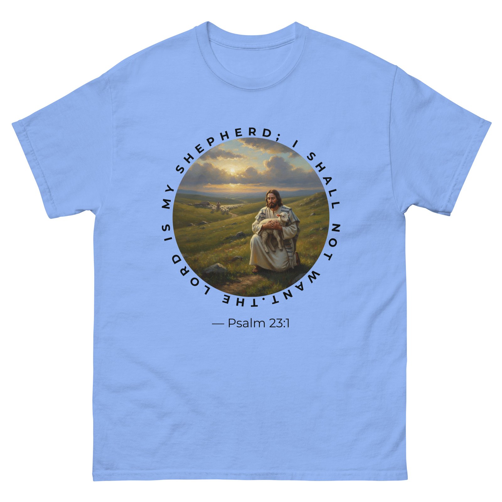 “Christian T-Shirt – ‘The Lord Is My Shepherd Psalm 23:1’” - Image 7