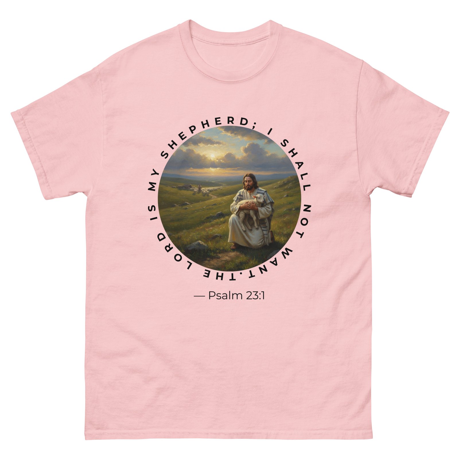 “Christian T-Shirt – ‘The Lord Is My Shepherd Psalm 23:1’” - Image 10