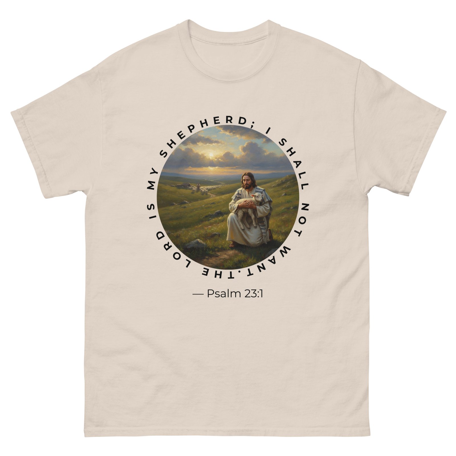 “Christian T-Shirt – ‘The Lord Is My Shepherd Psalm 23:1’” - Image 11