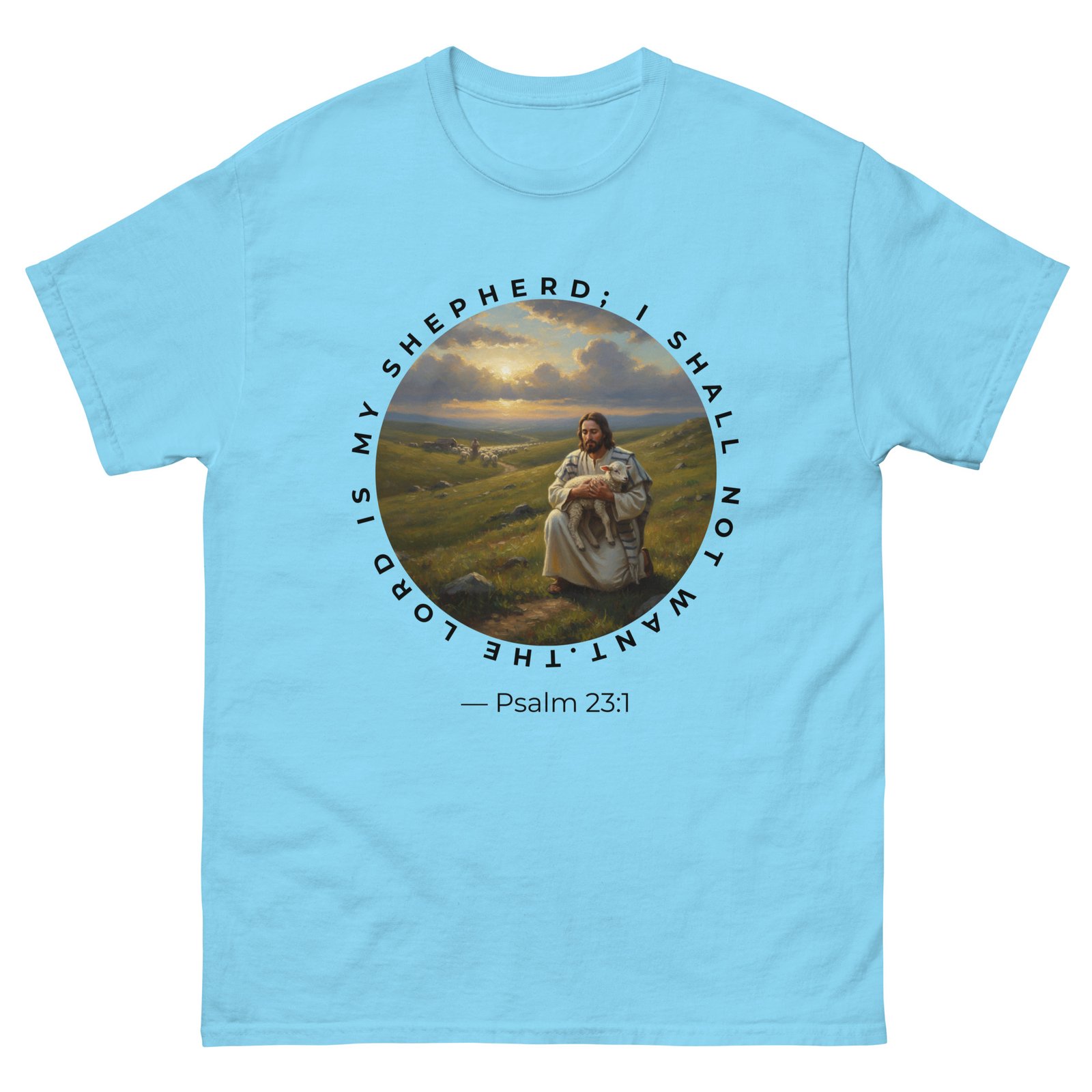 “Christian T-Shirt – ‘The Lord Is My Shepherd Psalm 23:1’” - Image 12